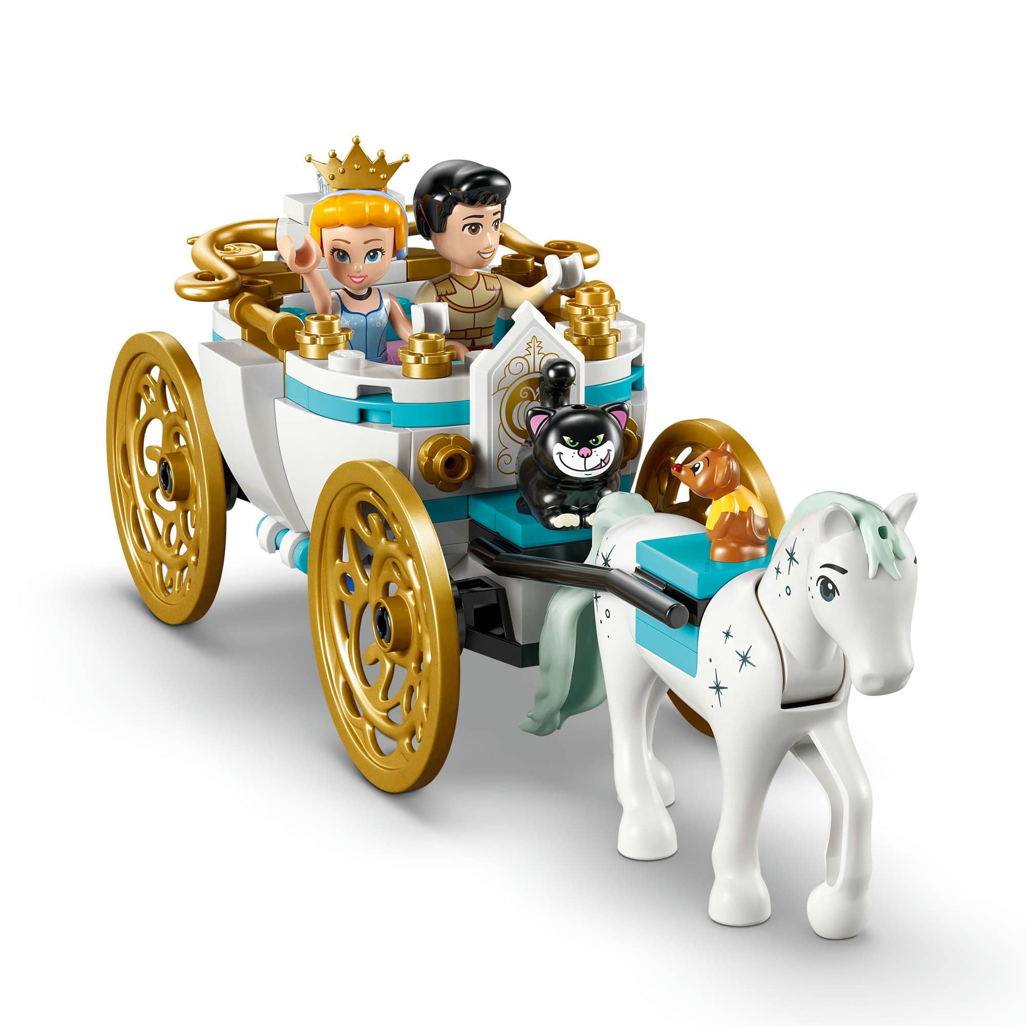 LEGO&#xAE; Disney Princess Cinderella&#x2019;s Castle &#x26; Horse Carriage Building Set 43275