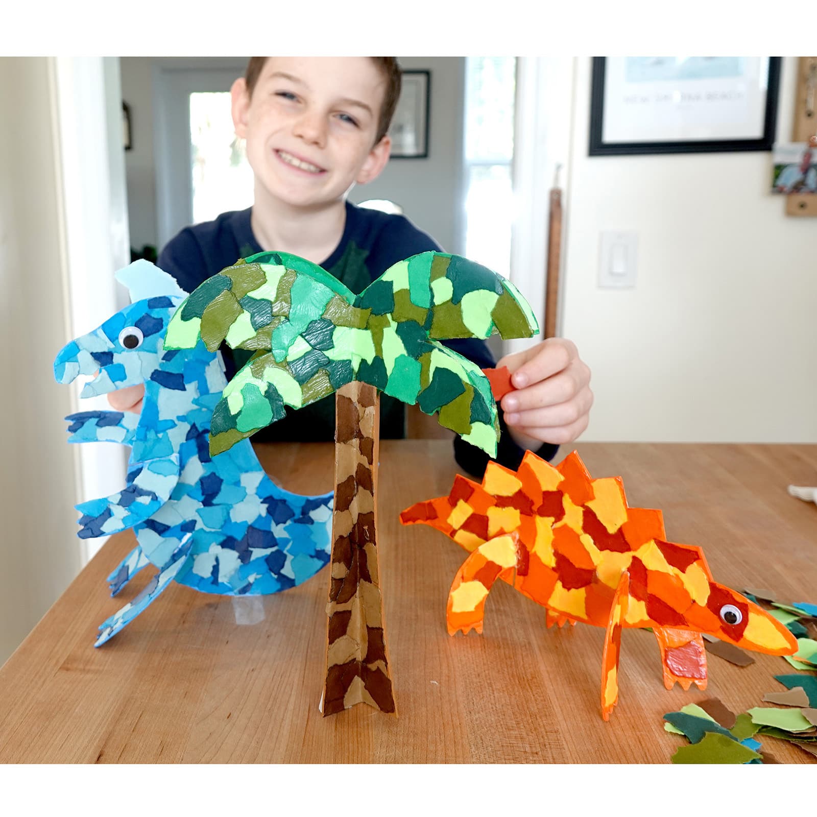 Dinosaurs & Tree Collage by Creatology™ | Craft Kits | Michaels