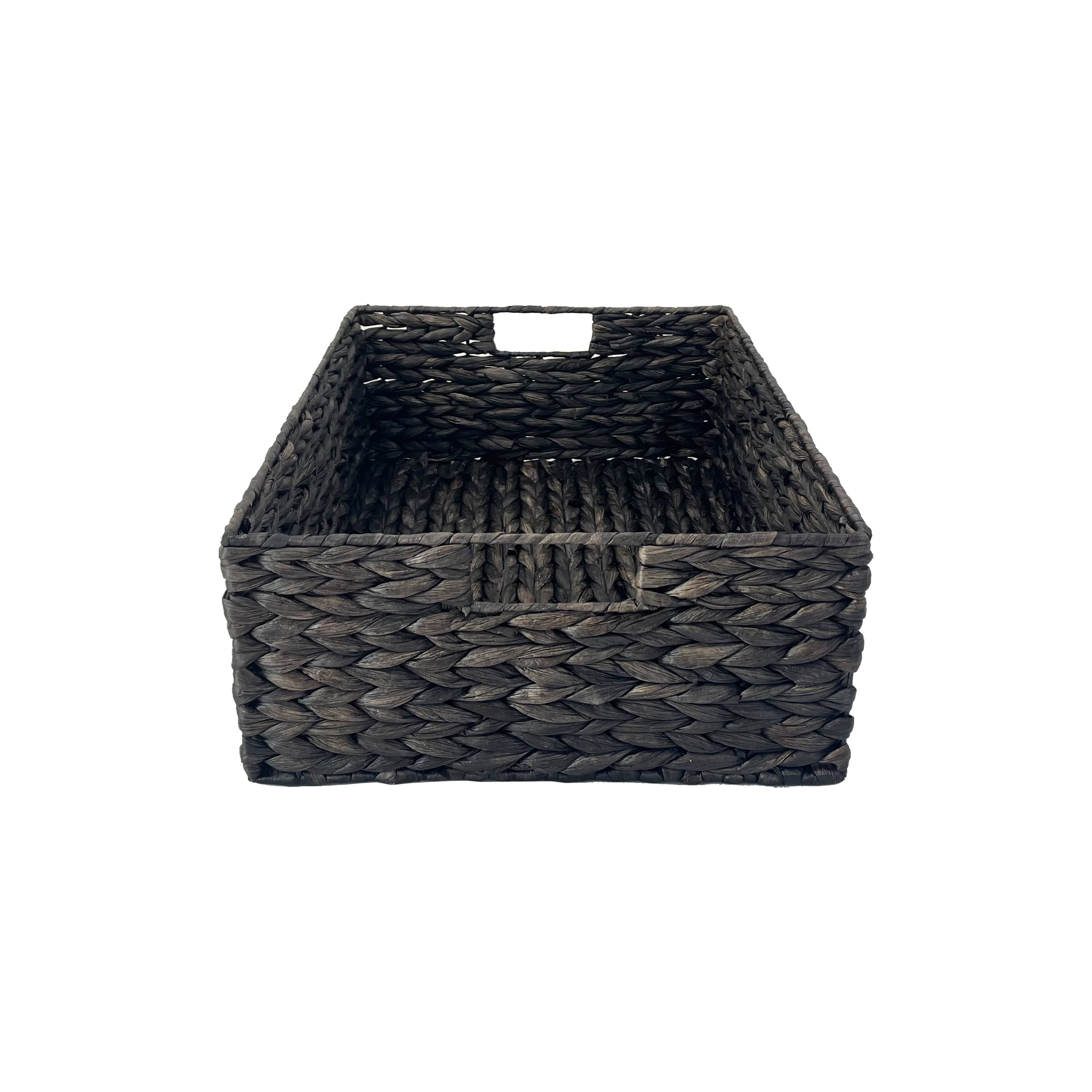 Large Dark Grey Water Hyacinth Basket by Ashland® Michaels