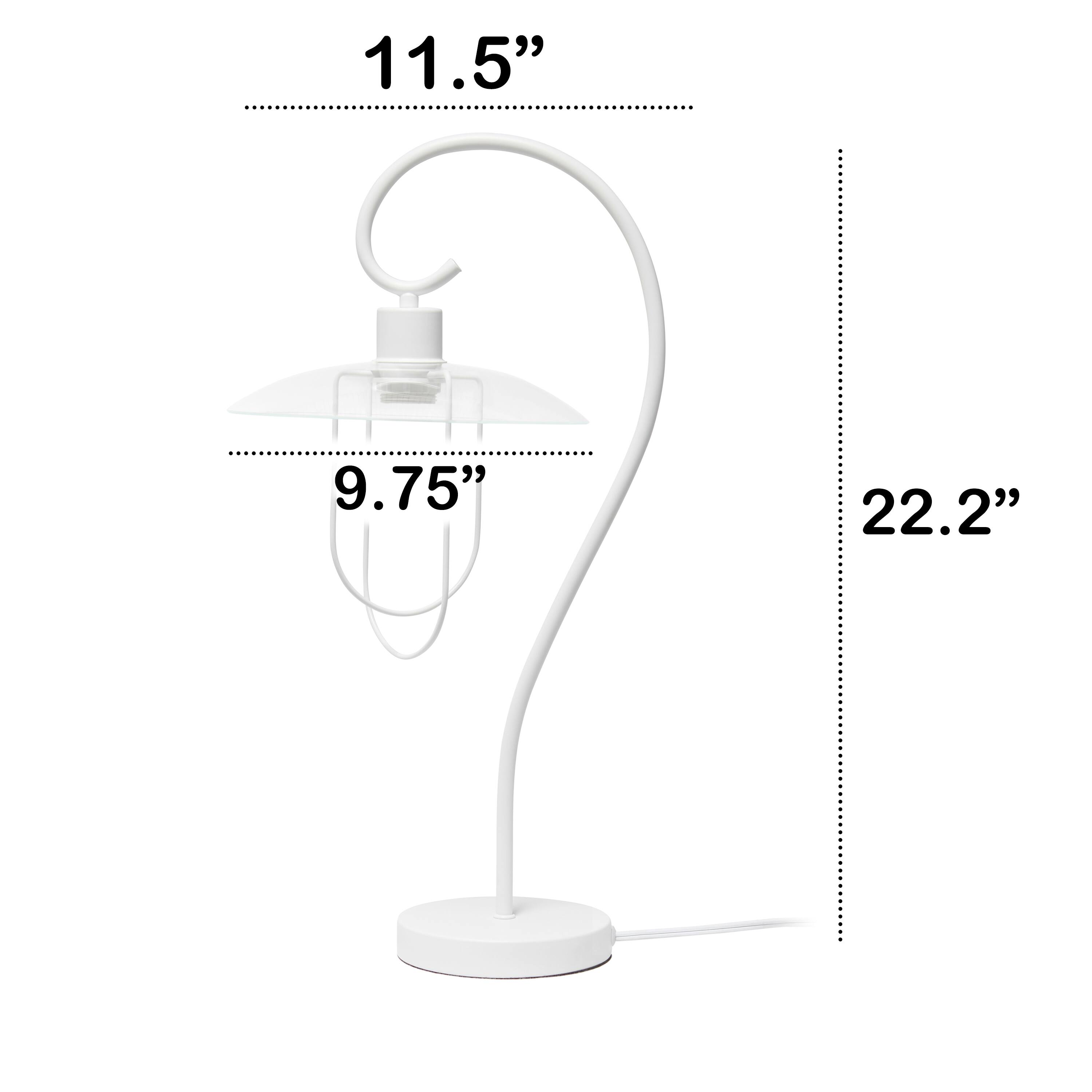 Lalia Home Modern Metal Scroll Table Lamp