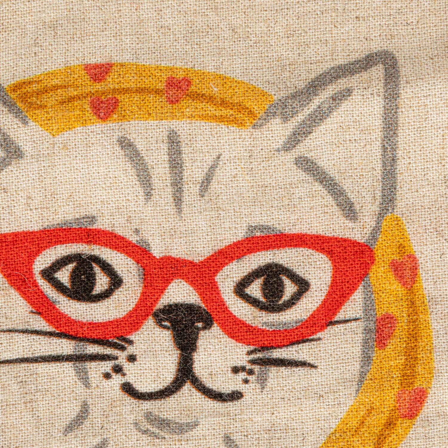 Hello Honey® French Animal Linen Blend Tea Towels, 3ct.