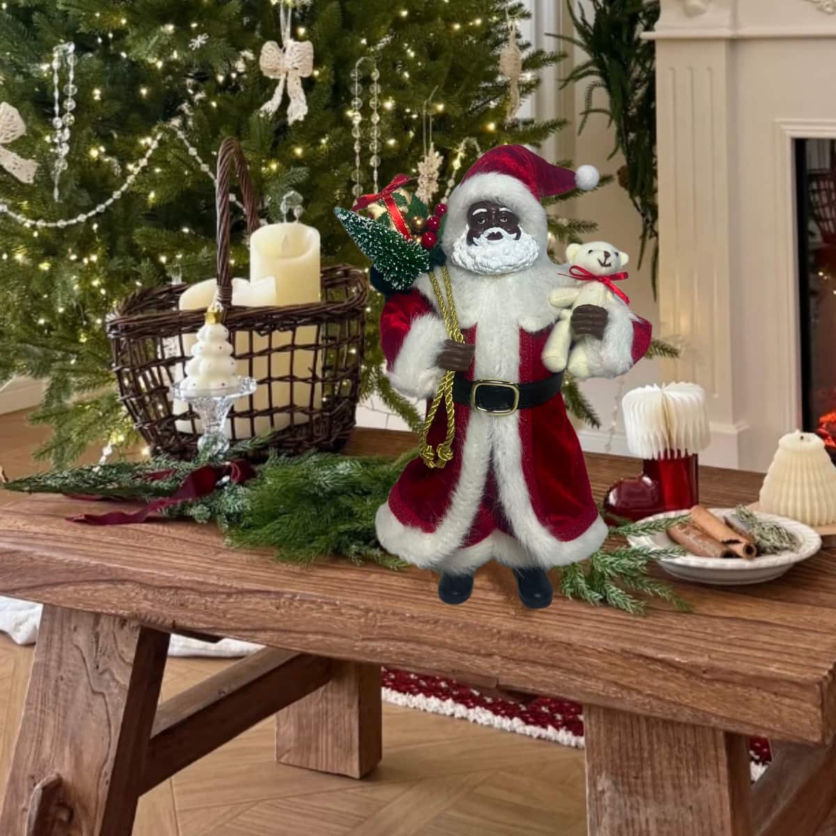 10.5&#x22; Santa Tabletop D&#xE9;cor by Ashland&#xAE;