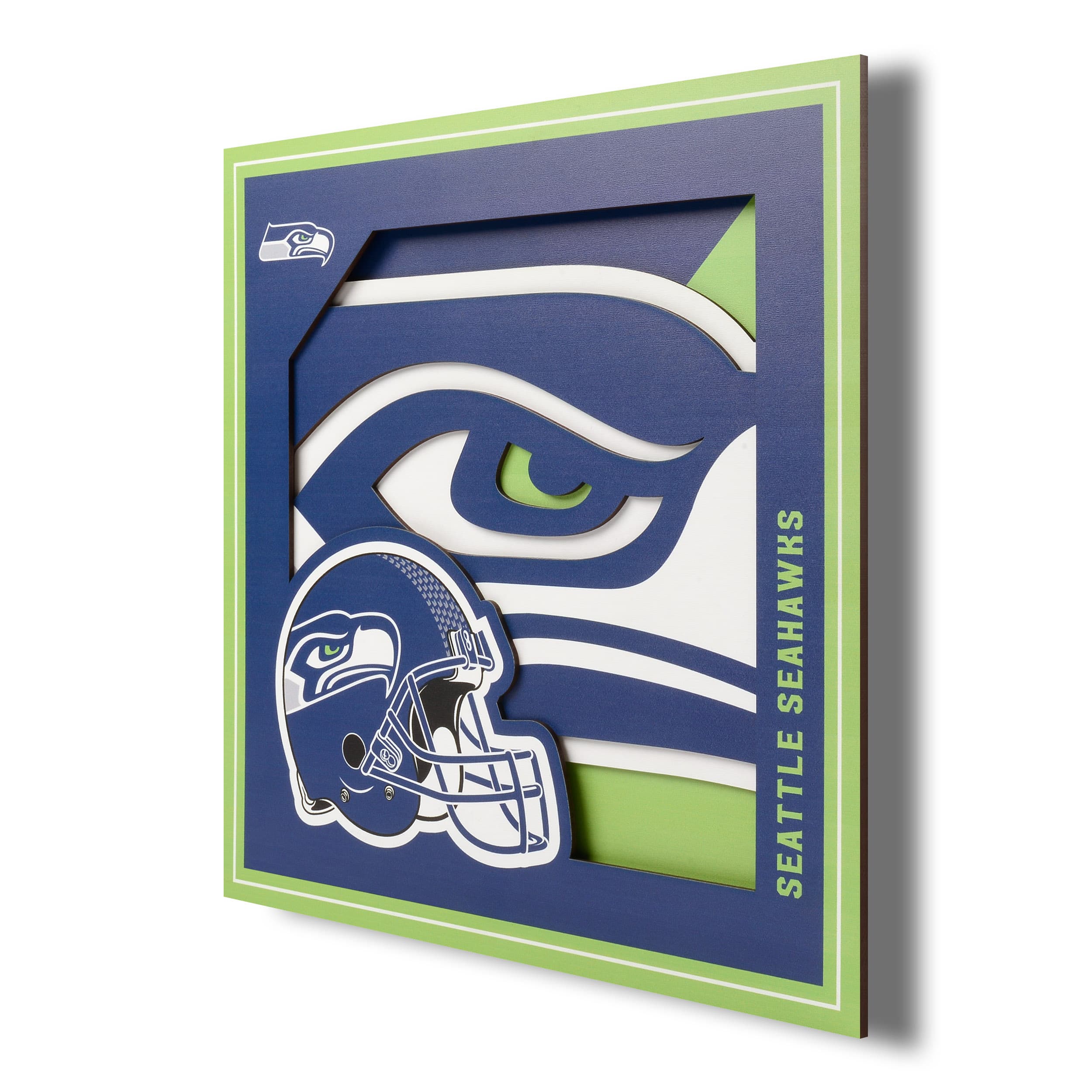 Detroit Lions 12 x 12 3D Logo Series Wall Art