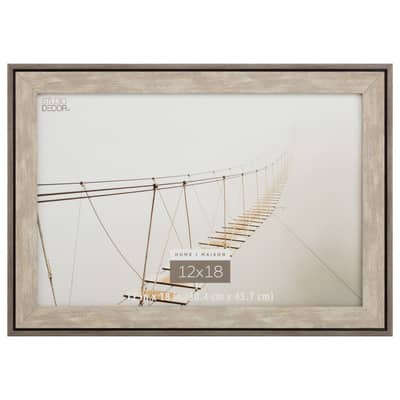 Home Collection Gray Wash Two-Tone Frame by Studio Décor®, Size: 12