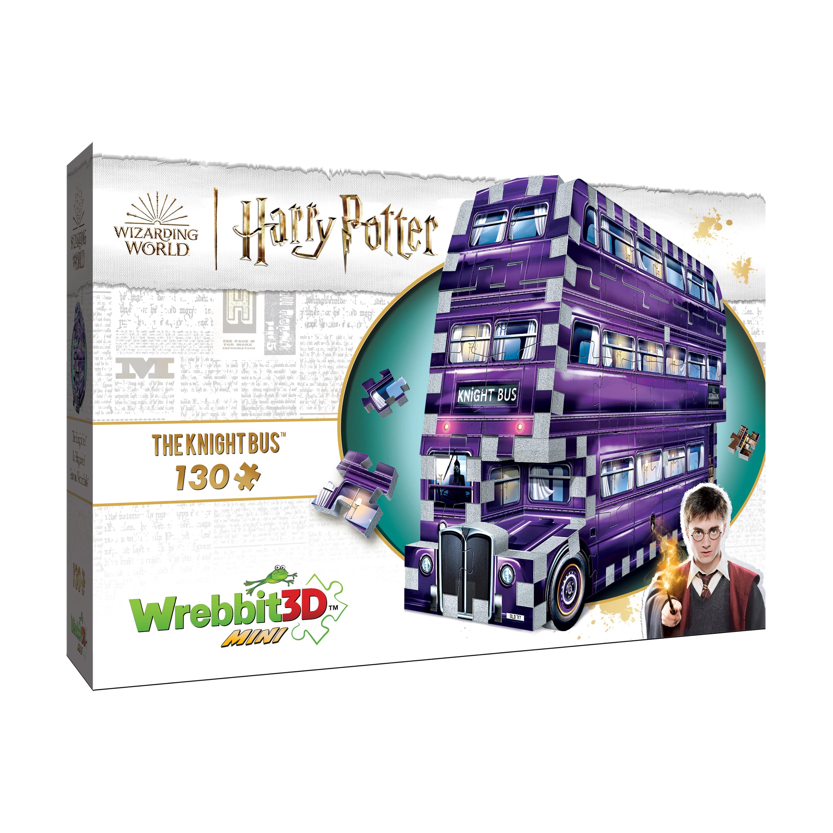 Harry Potter Collection - The Knight Bus Mini 3D Puzzle: 130 Pcs