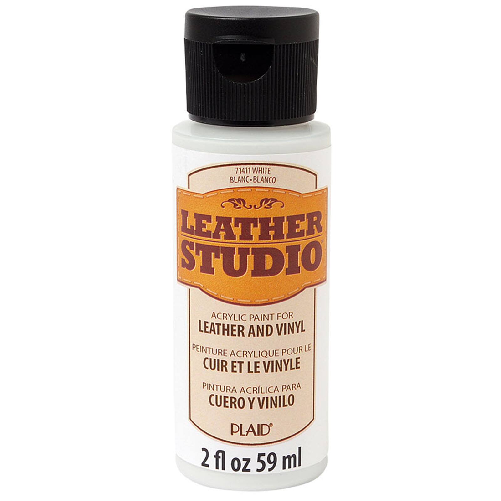 12 Pack: Plaid® Leather Studio™ Leather & Vinyl Paint