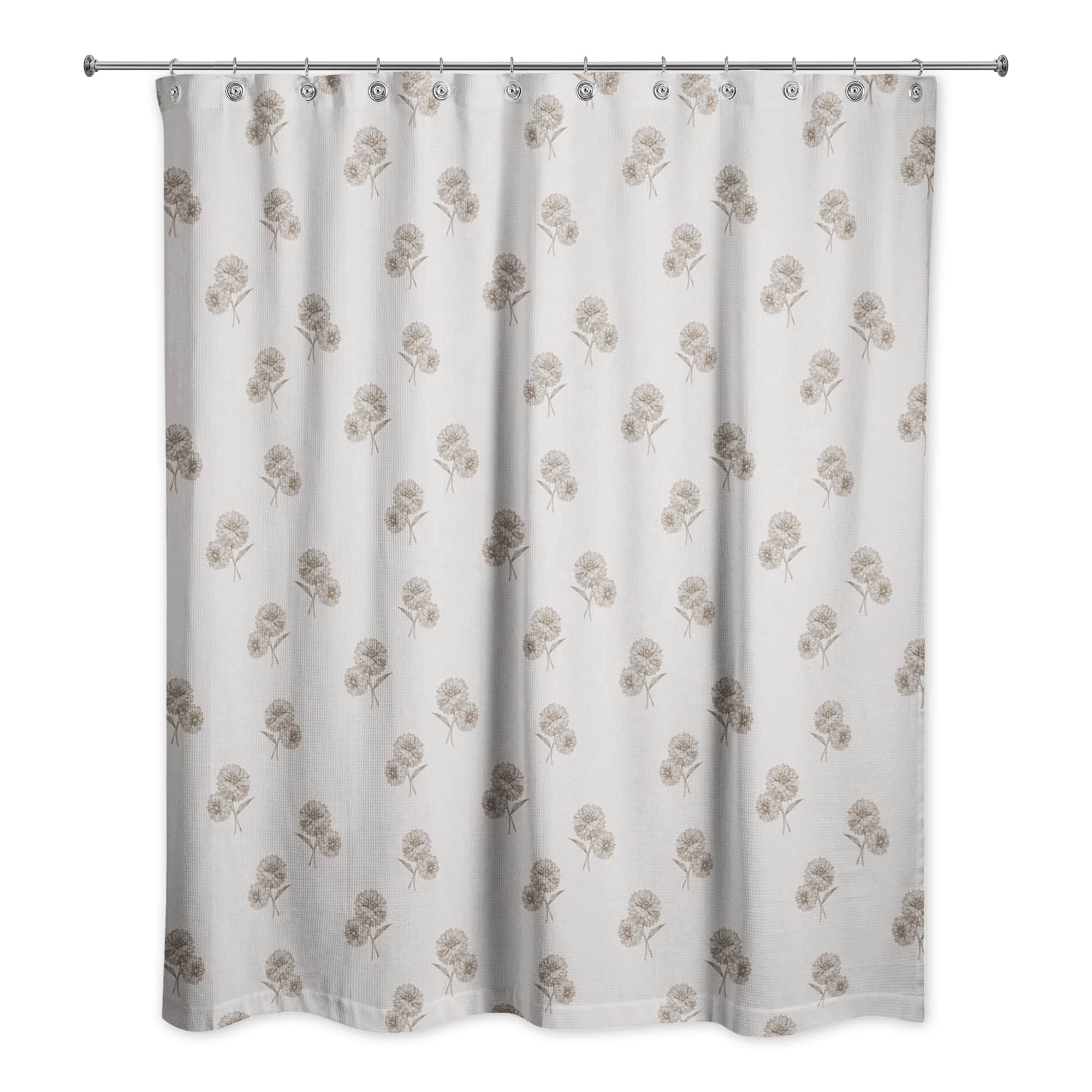 Delicate Floral Shower Curtain