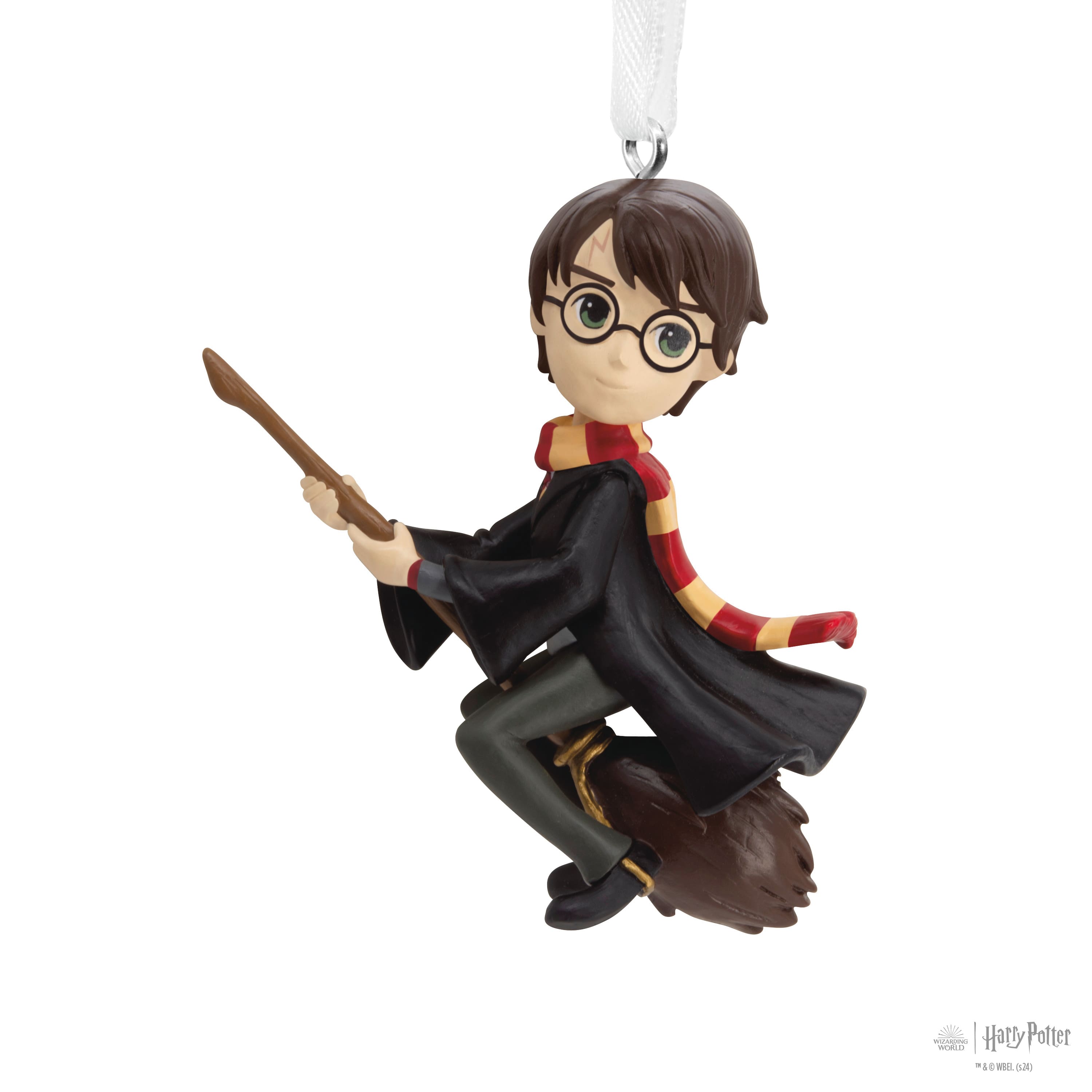 Hallmark 3&#x22; Harry Potter&#x2122; on Broom Stylized Ornament