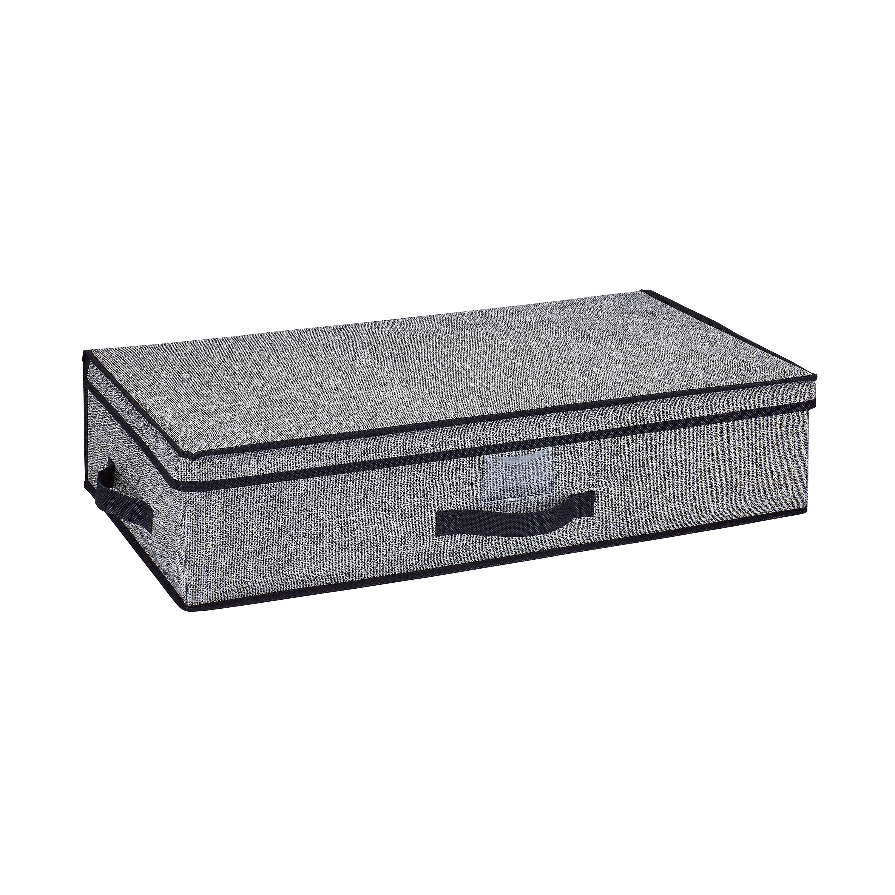 Simplify 28&#x22; Under the Bed Black Storage Box