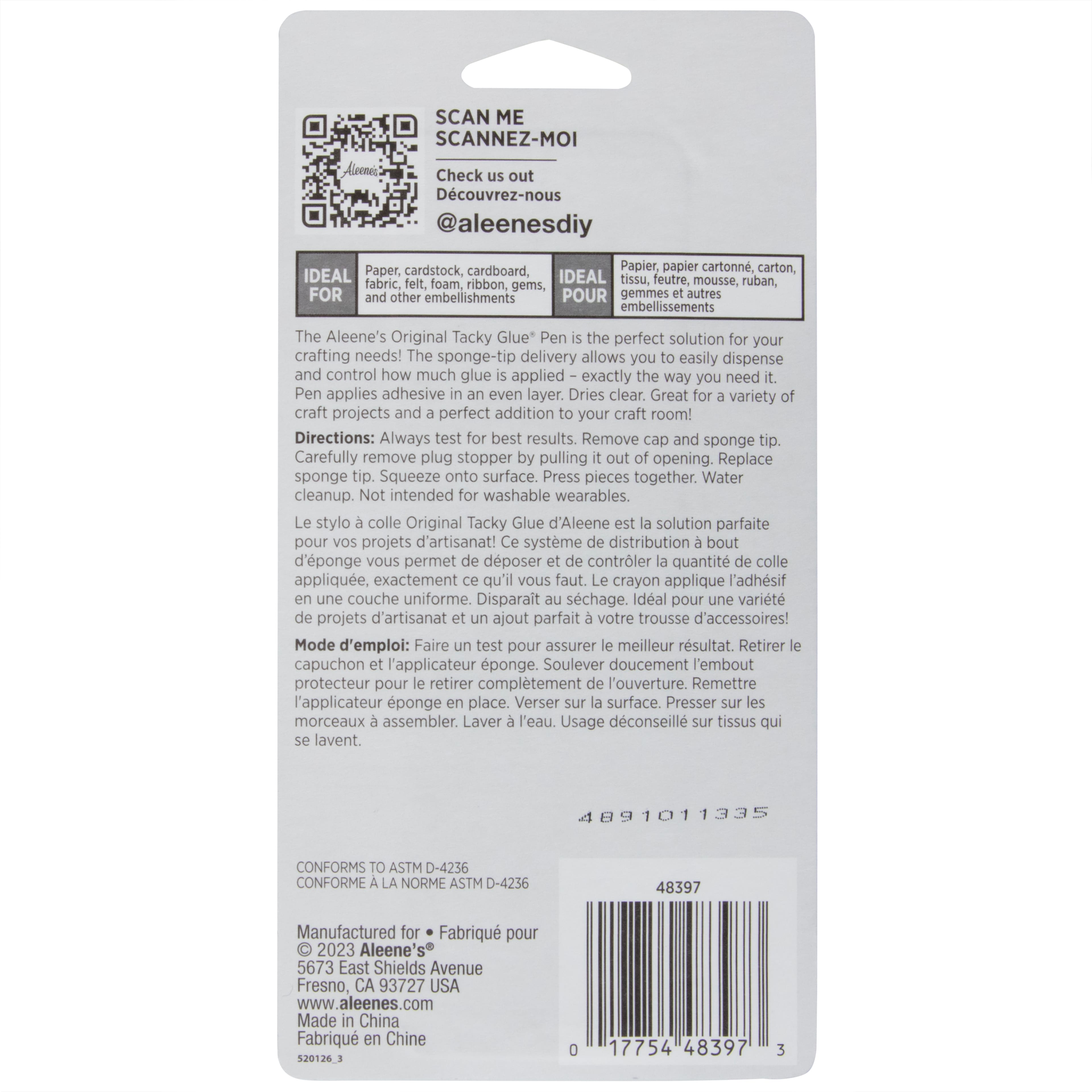 18 Pack: Aleene's® Original Tacky Glue® Sponge Tip Pen, 1.69oz.