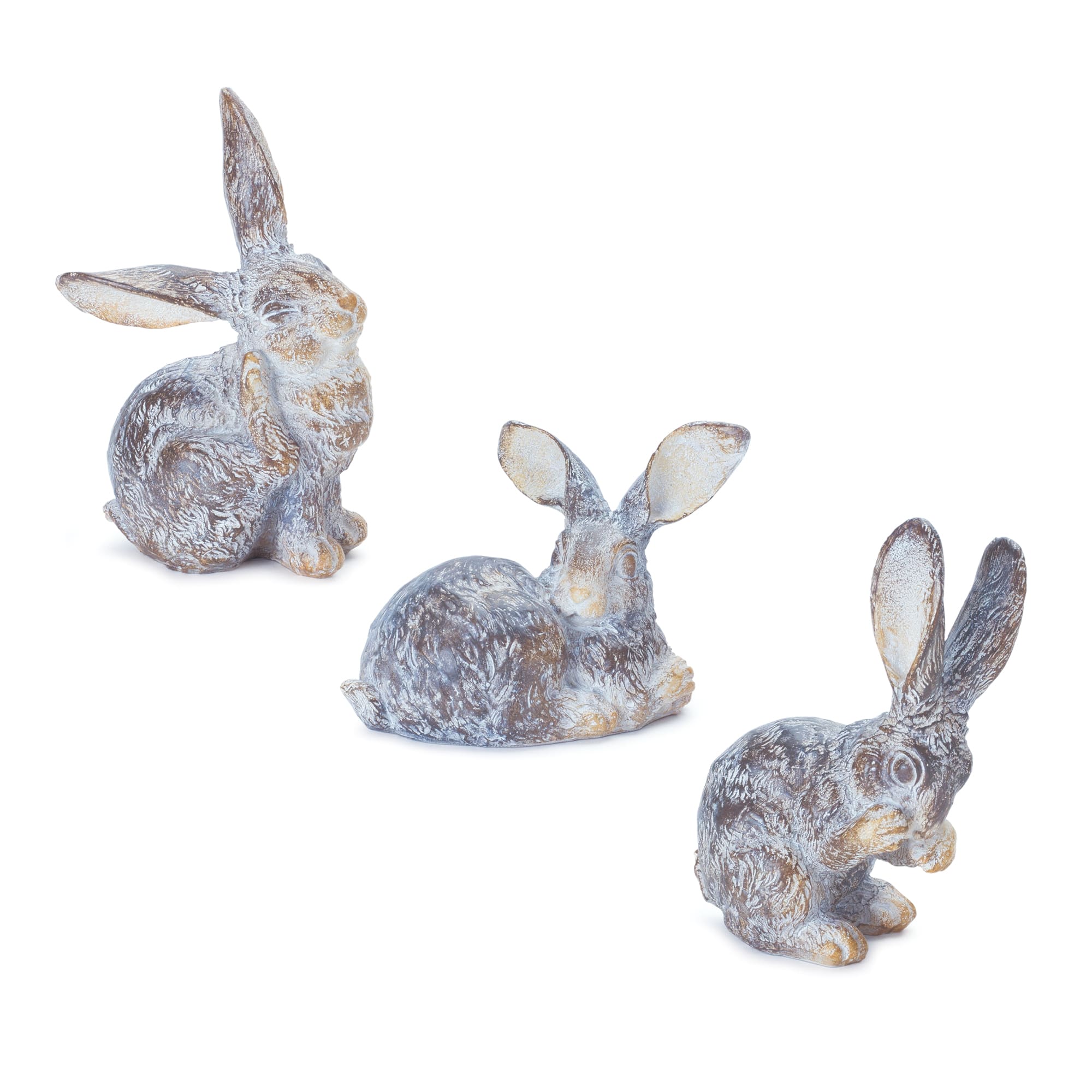 Garden Rabbit Figurine Set