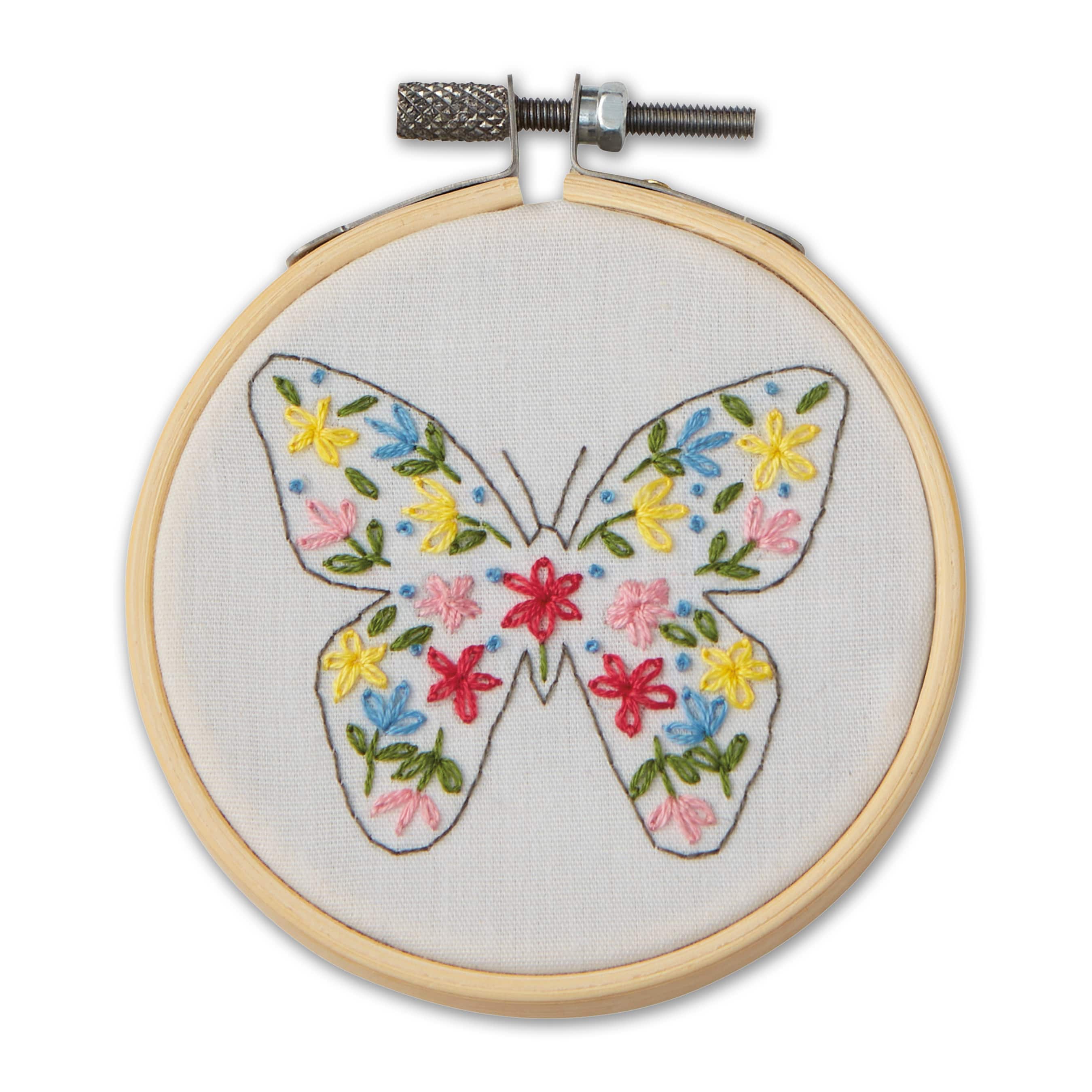 Customized Different Colors Beautiful Iron-on Butterfly Embroidery