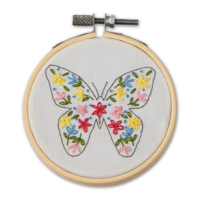 Butterfly Embroidery Kit by Loops & Threads® | Michaels