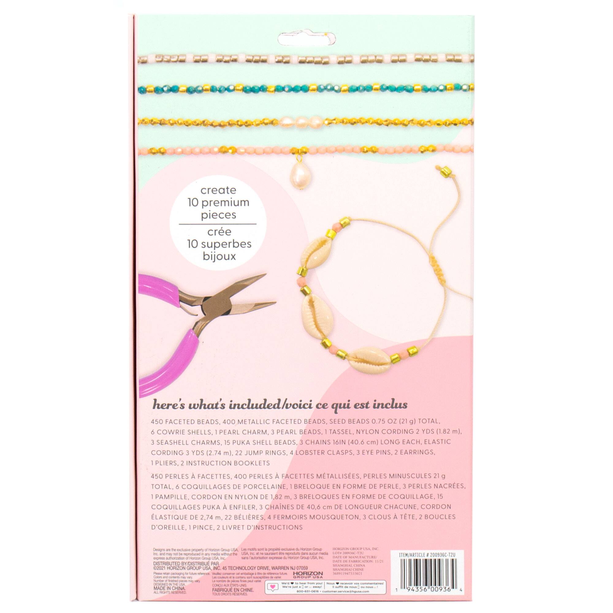 6 Pack True2u Diy Chic Shell Jewelry Kit Michaels