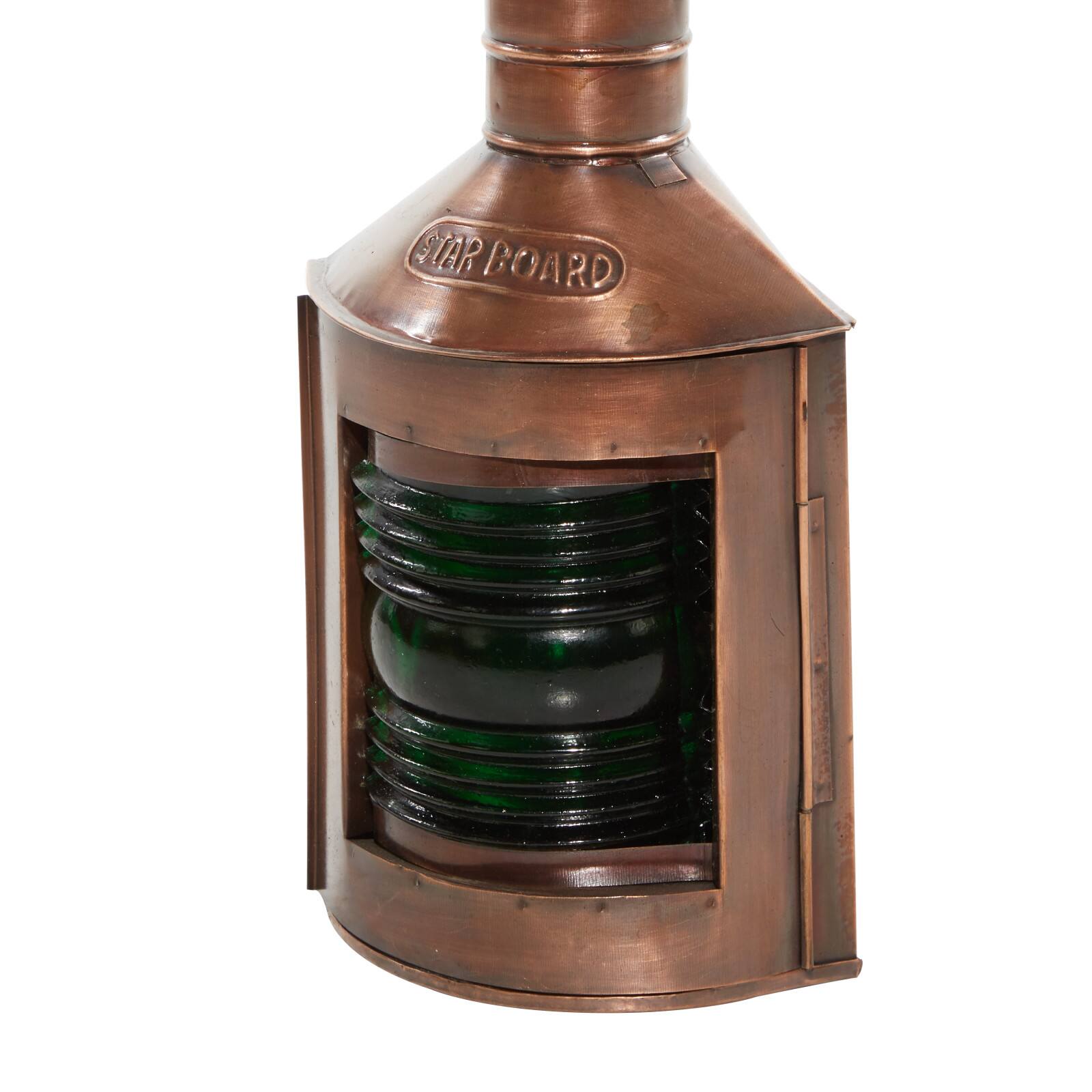 Set of 3&#x22; Multi Colored Metal Rustic Lantern, 5&#x22; x 11&#x22;