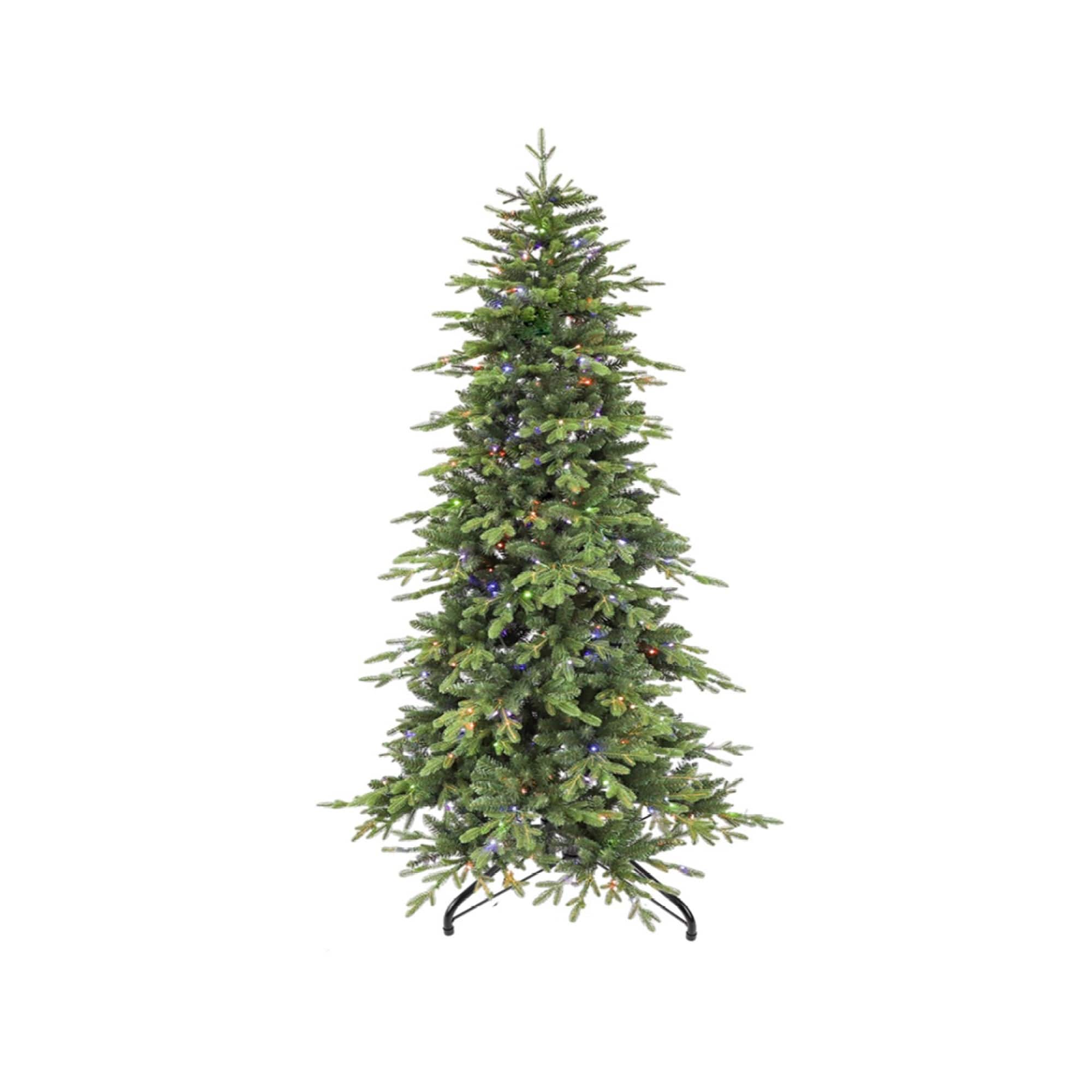 9ft. Pre-Lit Real Touch™️Breckenridge Pine IPT Artificial Christmas Tree, Dual Color LED Lights