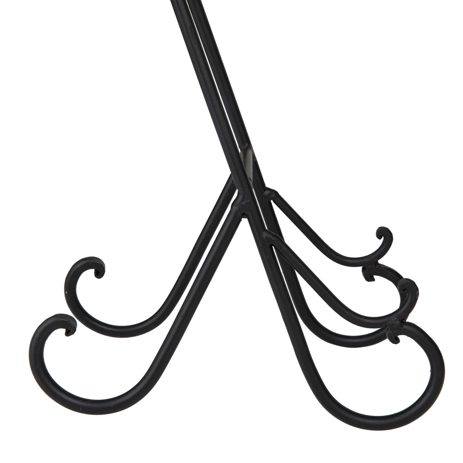 14&#x22; Black Metal Traditional Easel