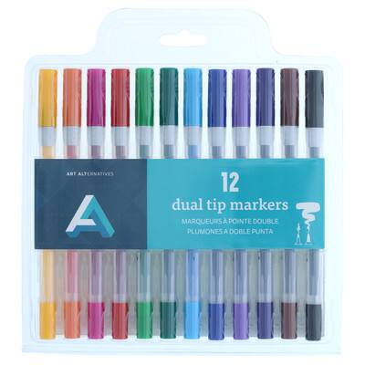 Art Alternatives Dual Tip 12 Color Marker Set | Michaels