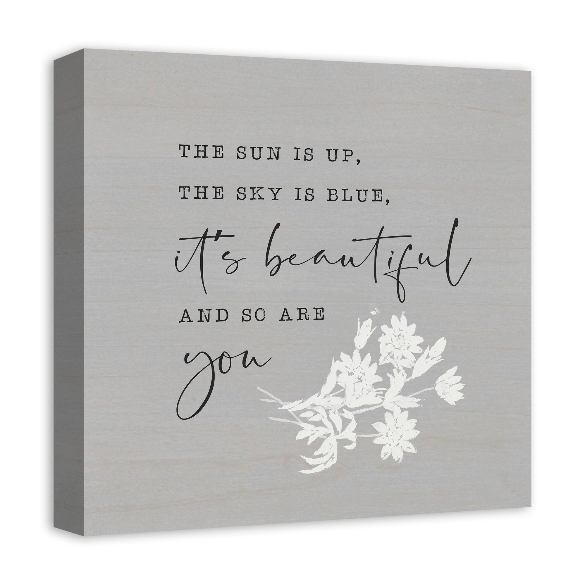 The Sun Is Up 16&#x22; x 16&#x22; Canvas Wall Art