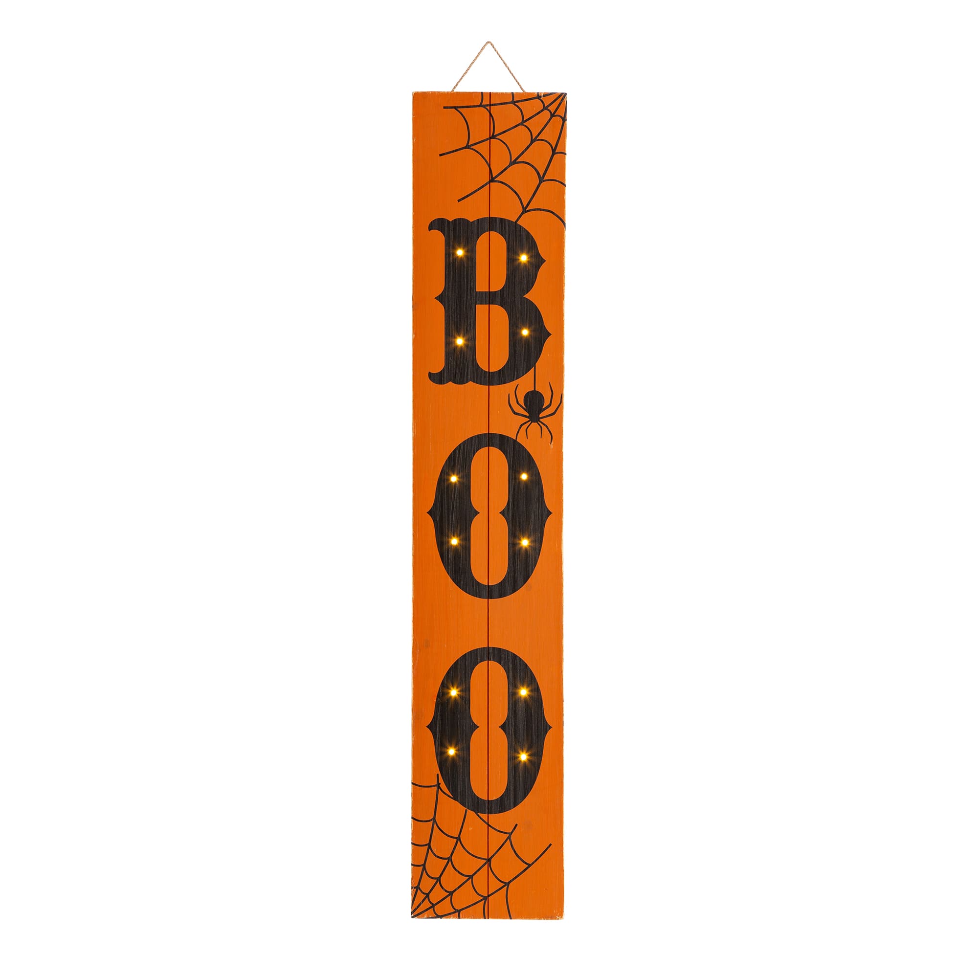Glitzhome® 42" Lighted Halloween BOO Porch Sign