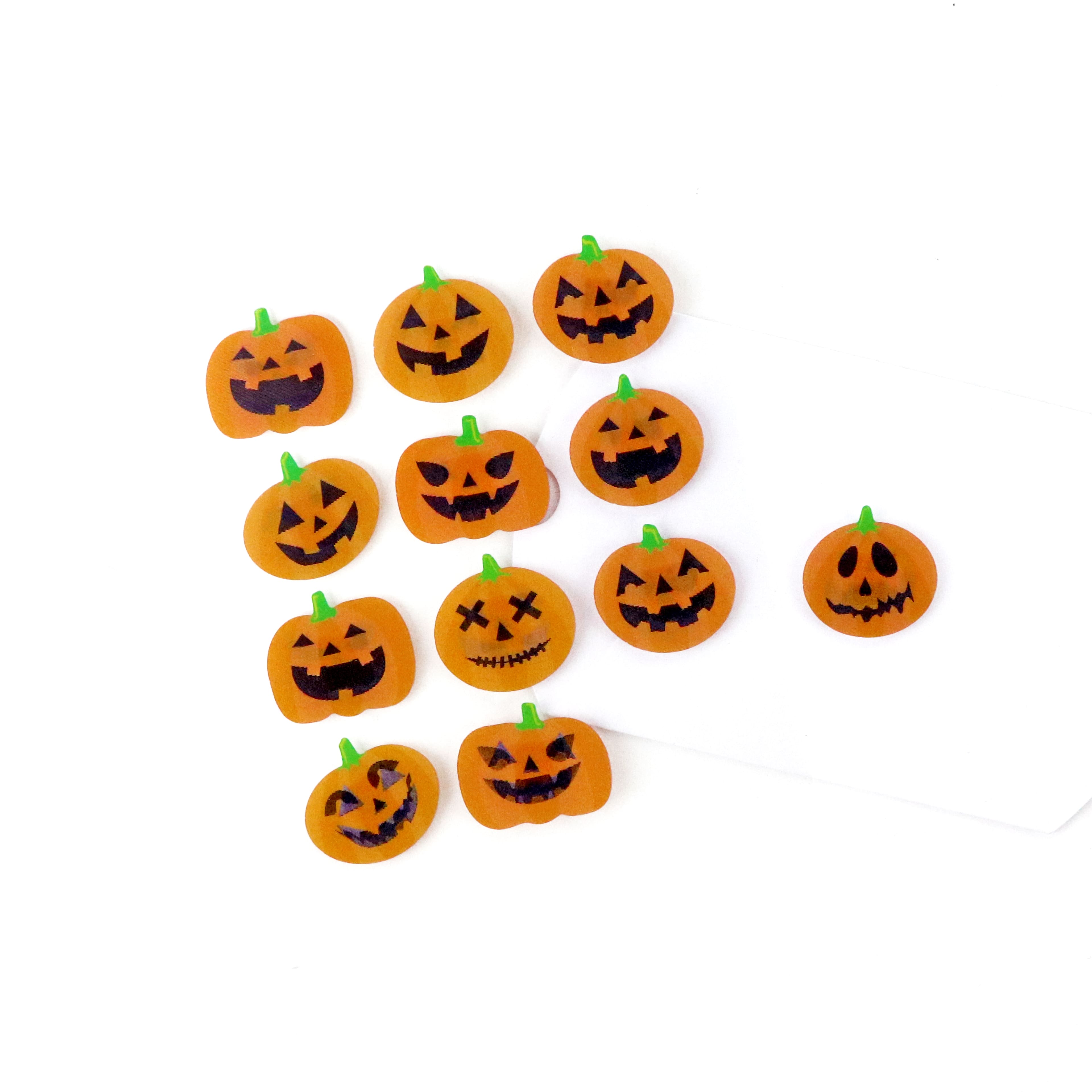 Halloween Orange Jack-o&#x27;-Lantern Lenticular Stickers by Recollections&#x2122;