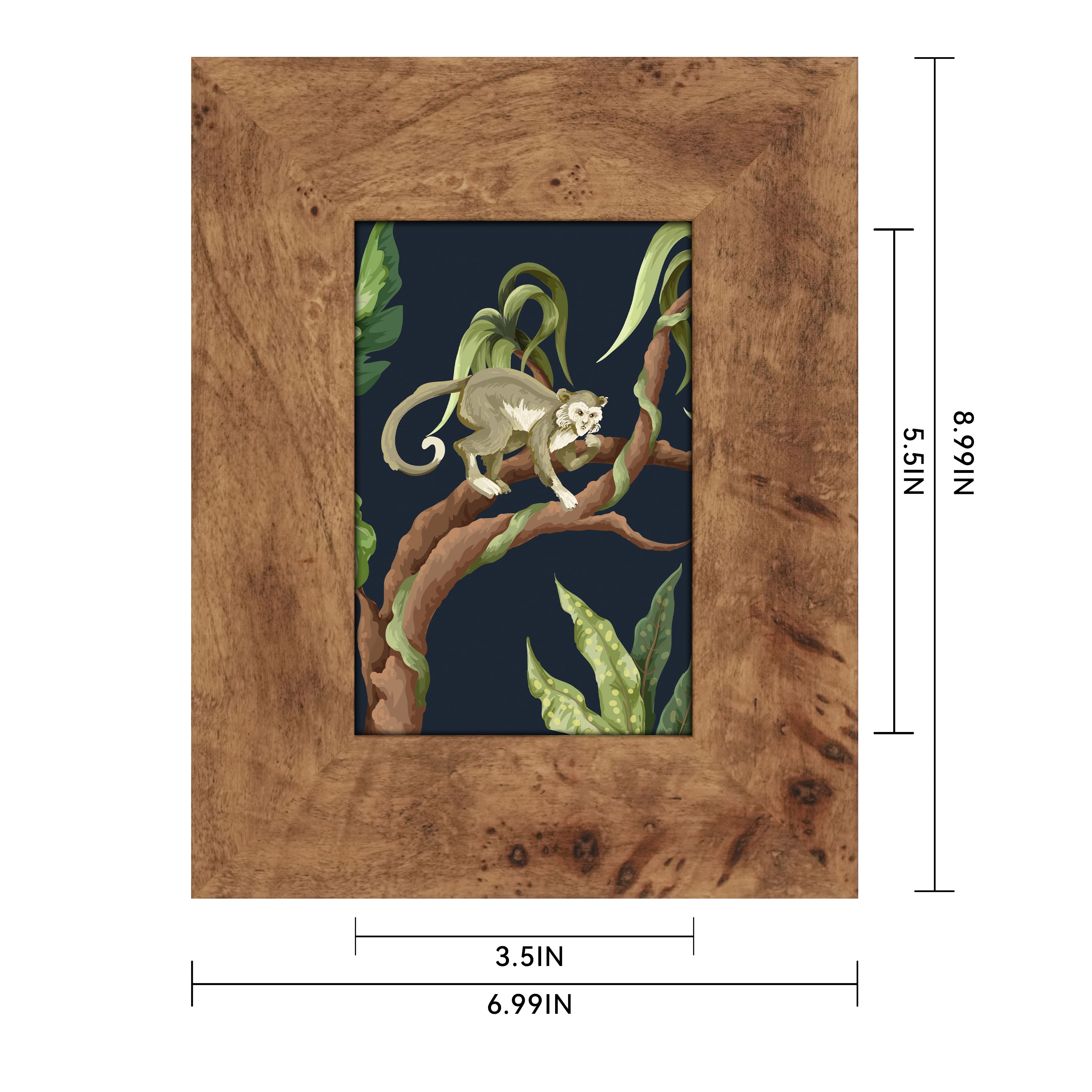 Safari 4&#x22; x 6&#x22; Woodgrain Flat Frame by Ashland&#xAE;