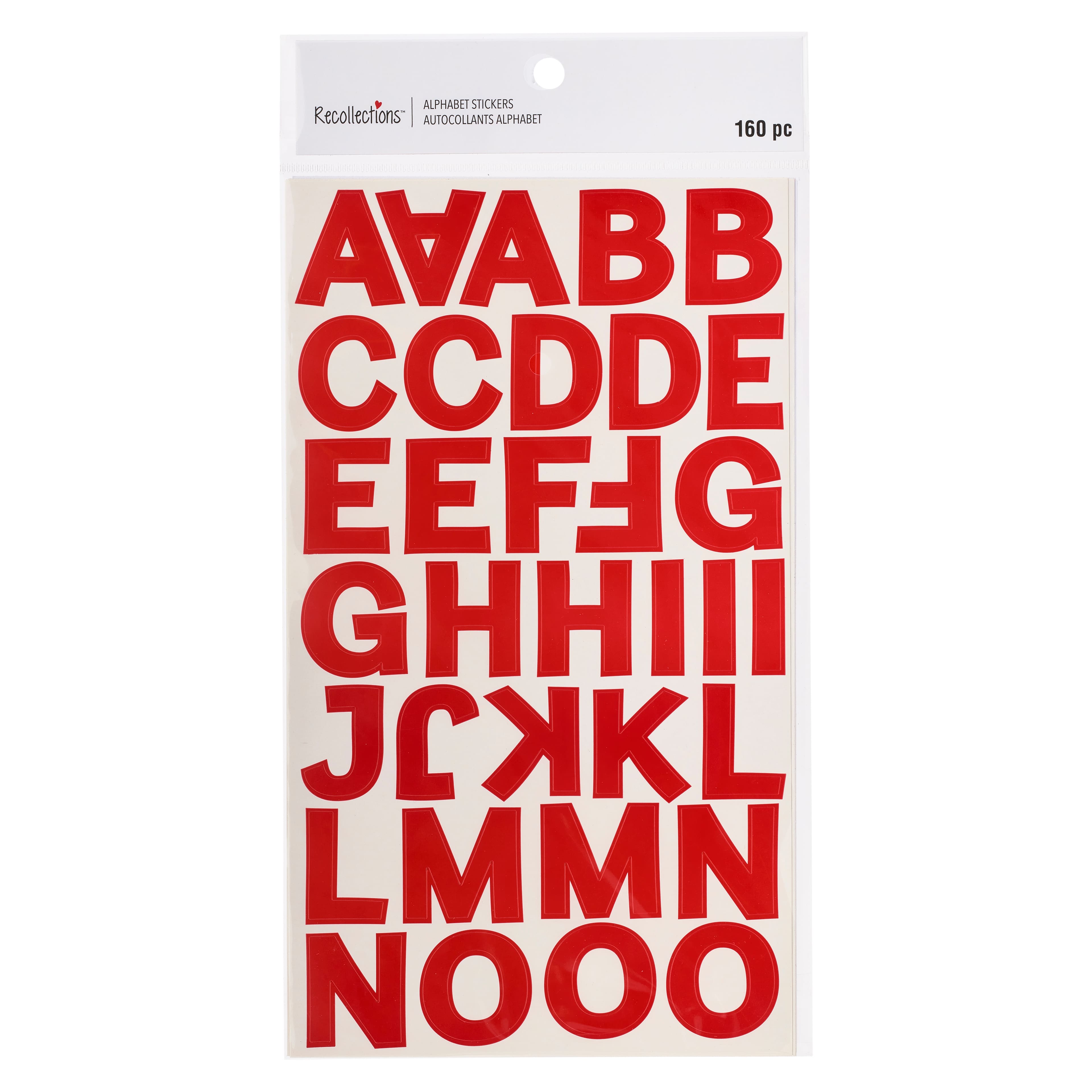 Block Alphabet &#x26; Number Stickers by Recollections&#x2122;