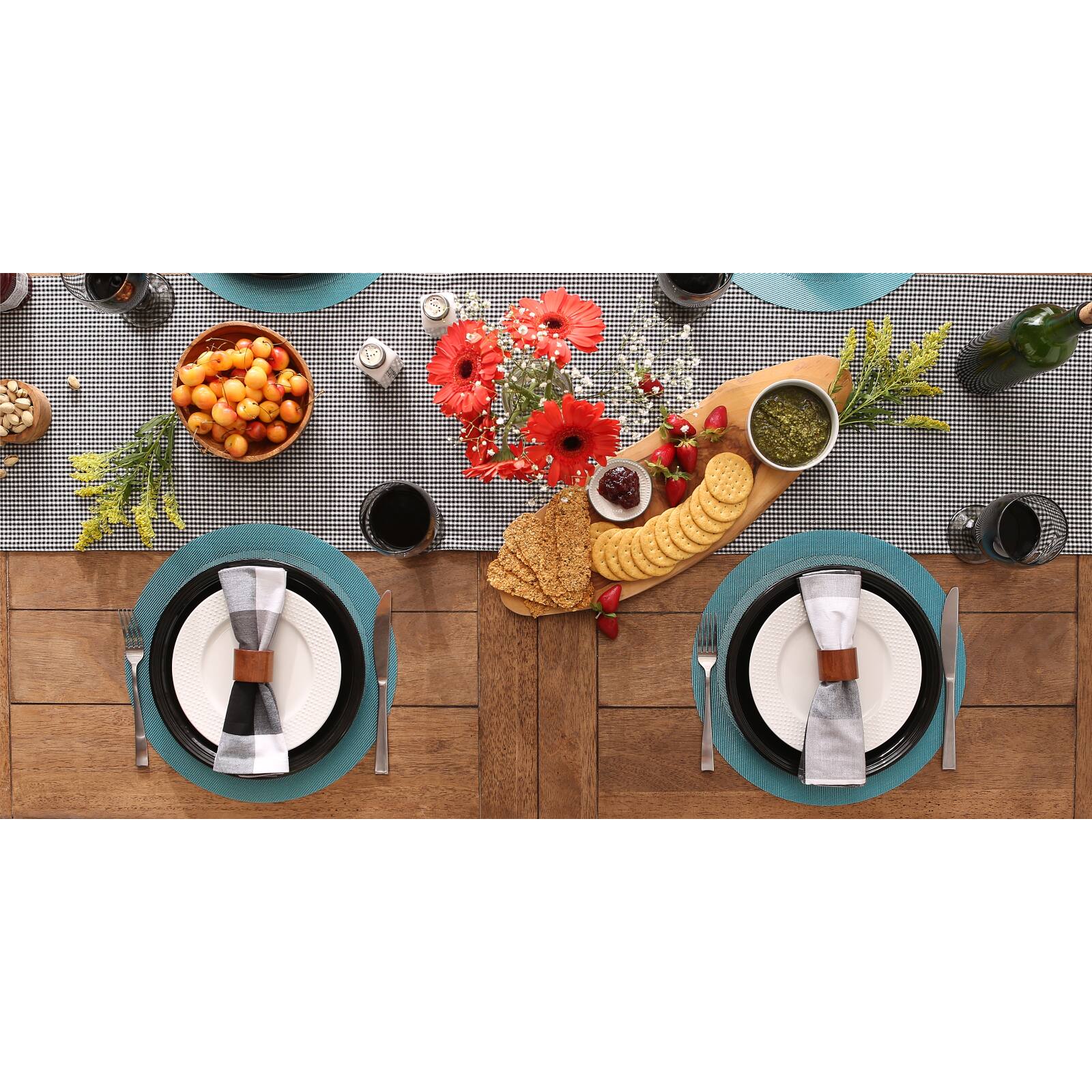 DII&#xAE; Round Double Frame Placemats, 6ct.