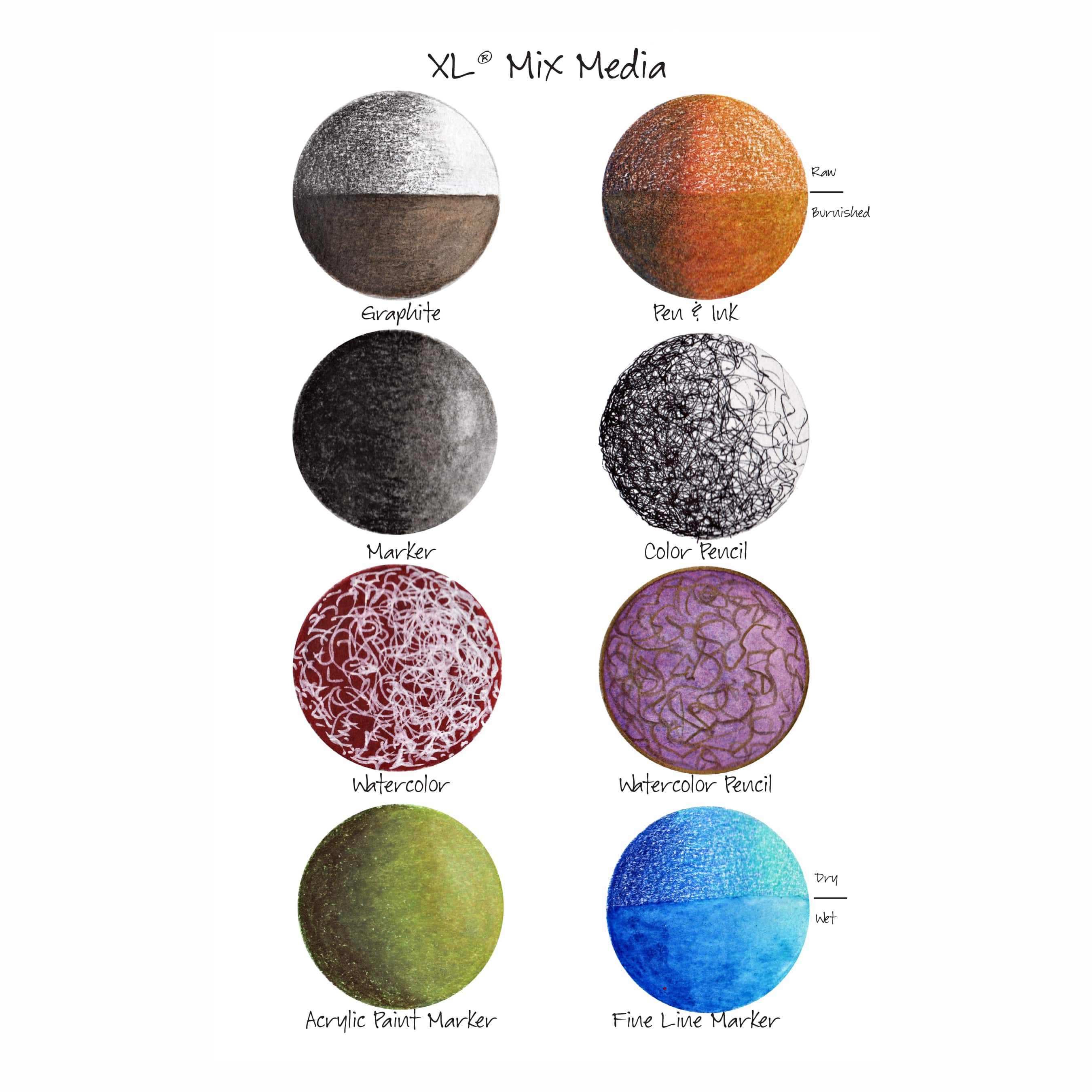 12 Pack: Canson® XL® Rough Mix Media Pad