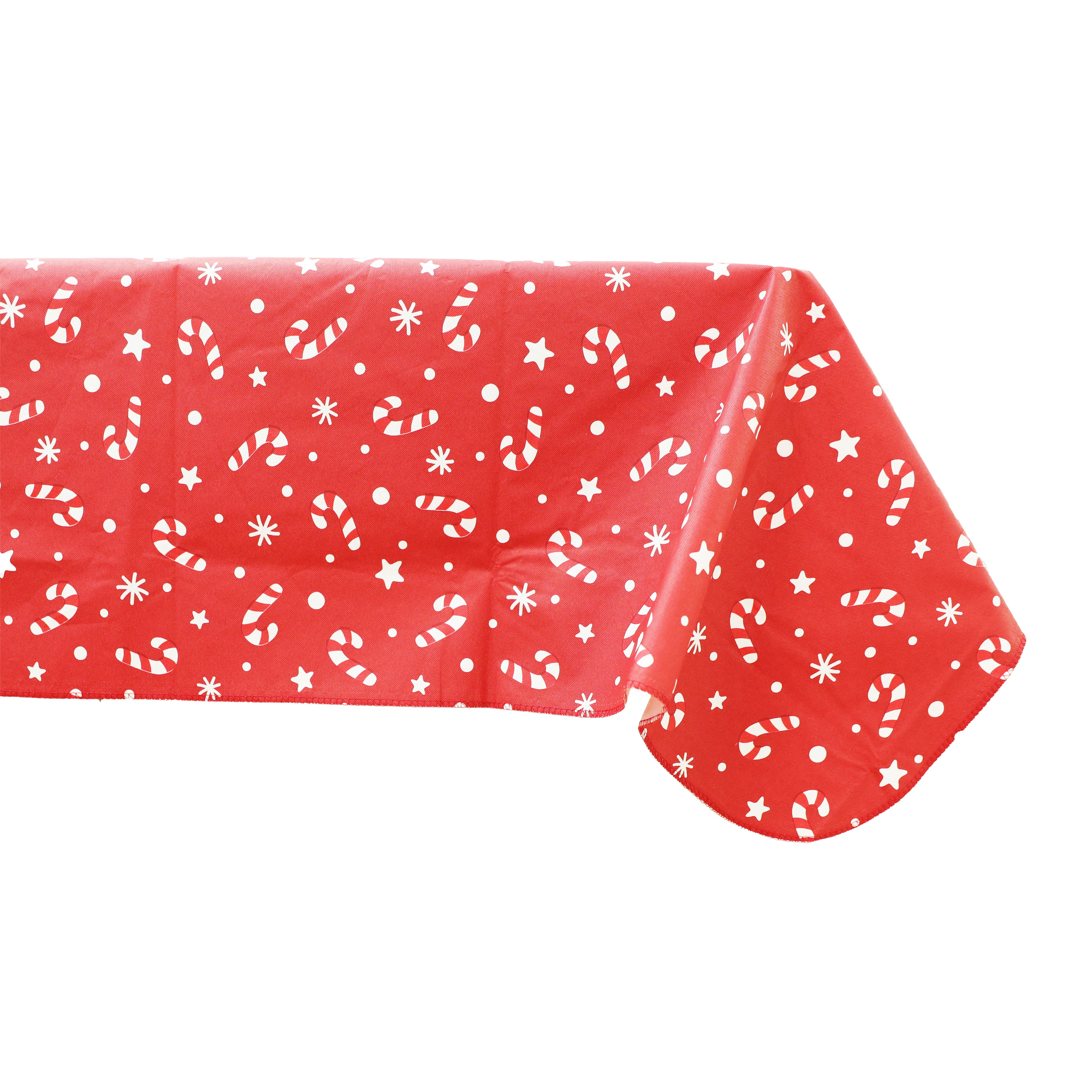 52&#x22; x 70&#x22; Candy Cane Tablecloth by Celebrate It&#x2122;