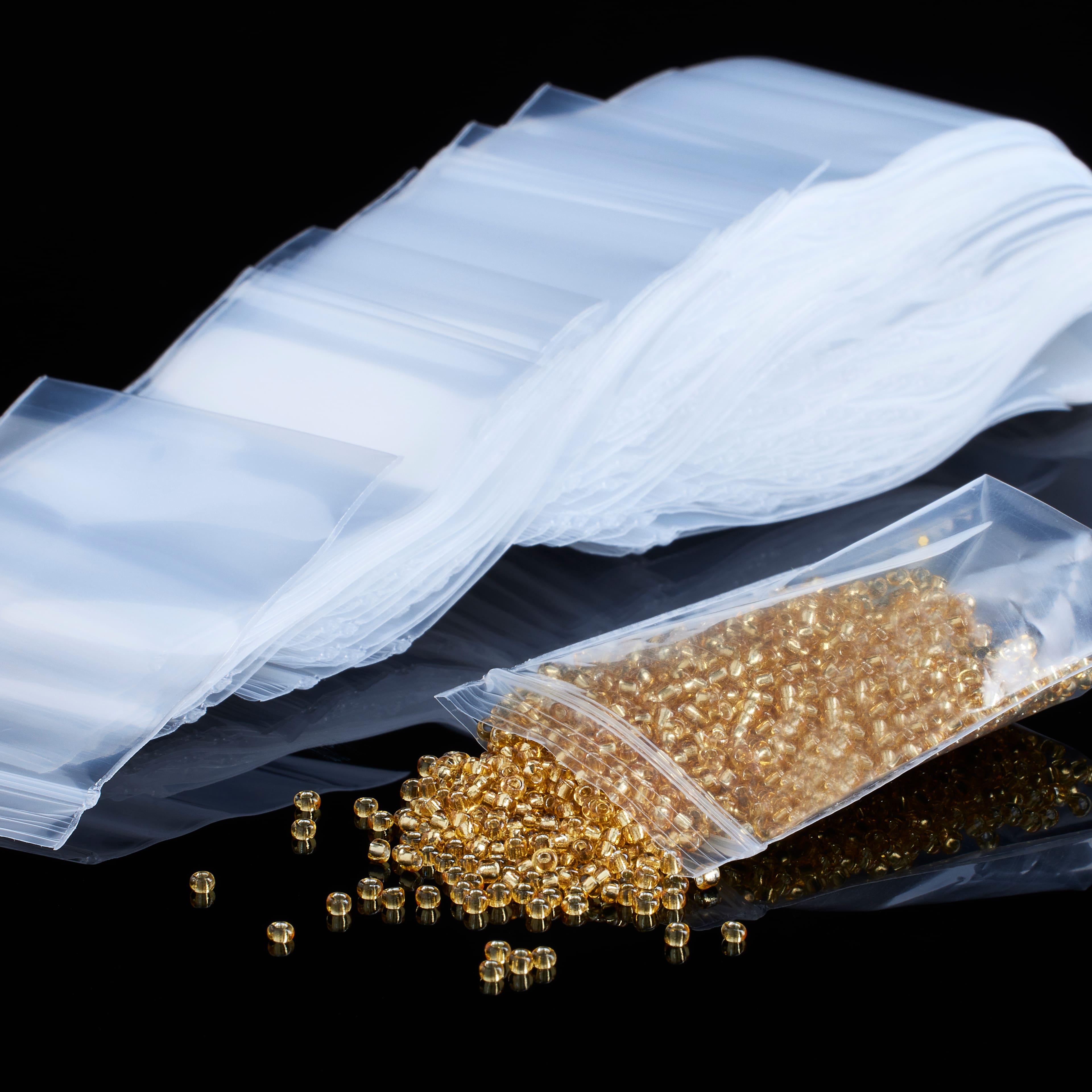 Clear Resealable Bags by Bead Landing™, 1.5" x 2"