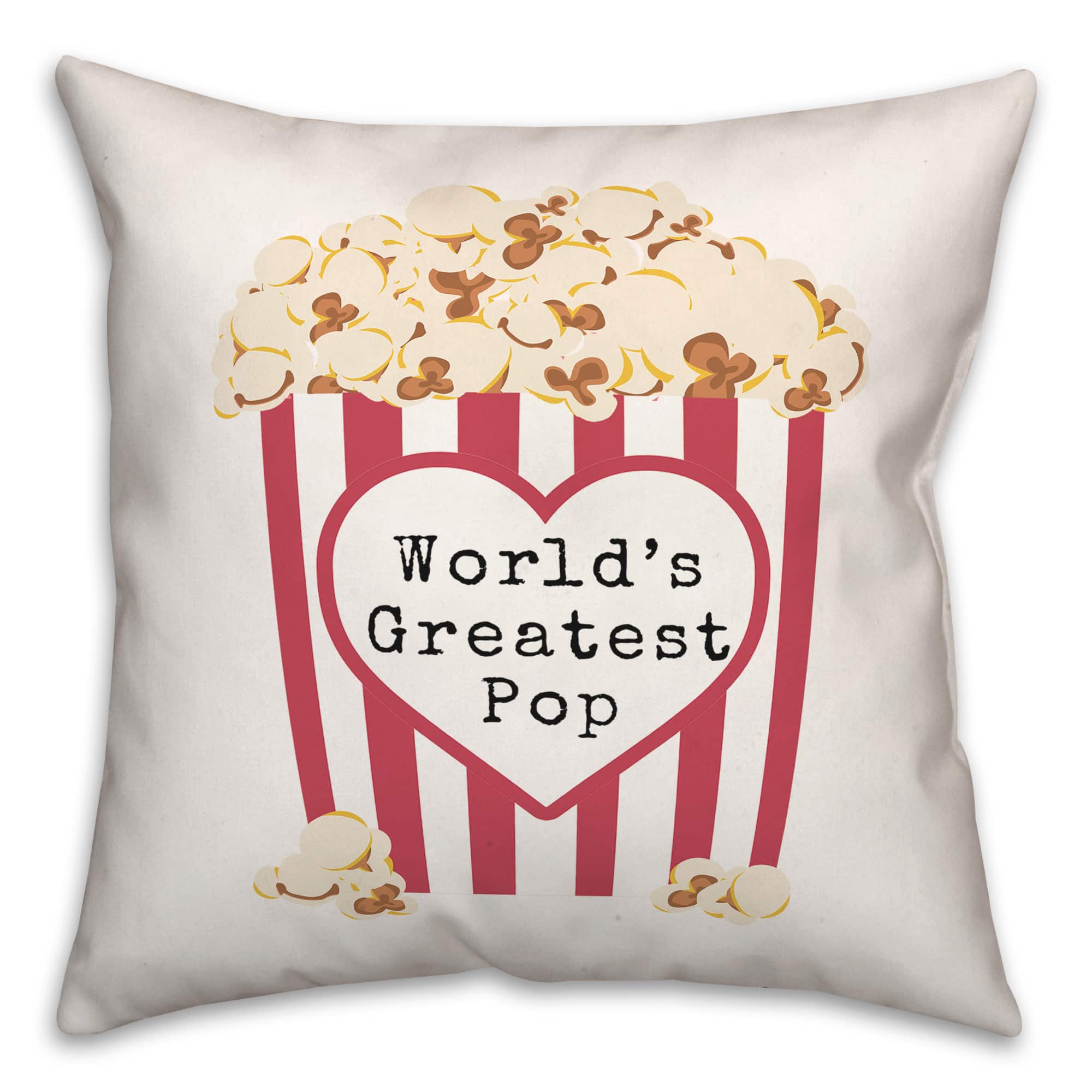 World&#x27;s Greatest Pop Indoor/Outdoor Pillow