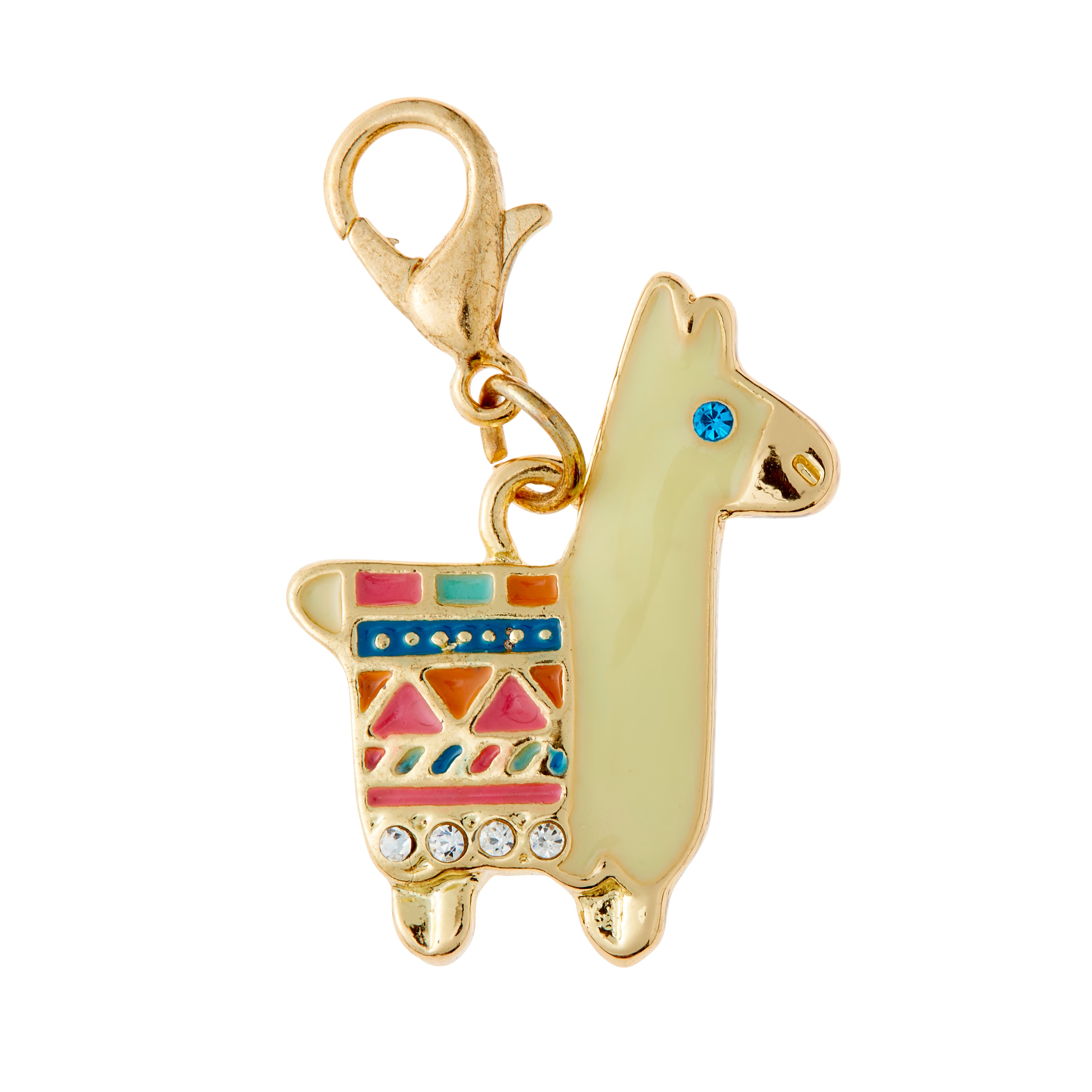 12 Pack: Multicolor Llama Charm by Bead Landing™