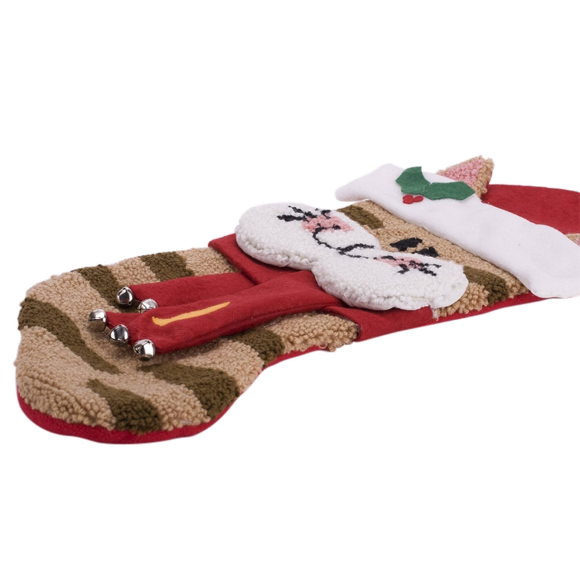 Glitzhome&#xAE; 22&#x22; Cat Christmas Stockings, 2ct.