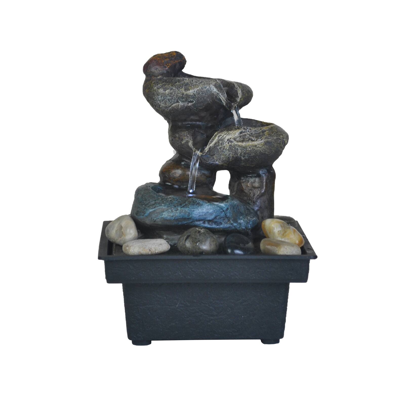 Shop for the 7" Mini LED Rock Water Fountain by Ashland® at Michaels