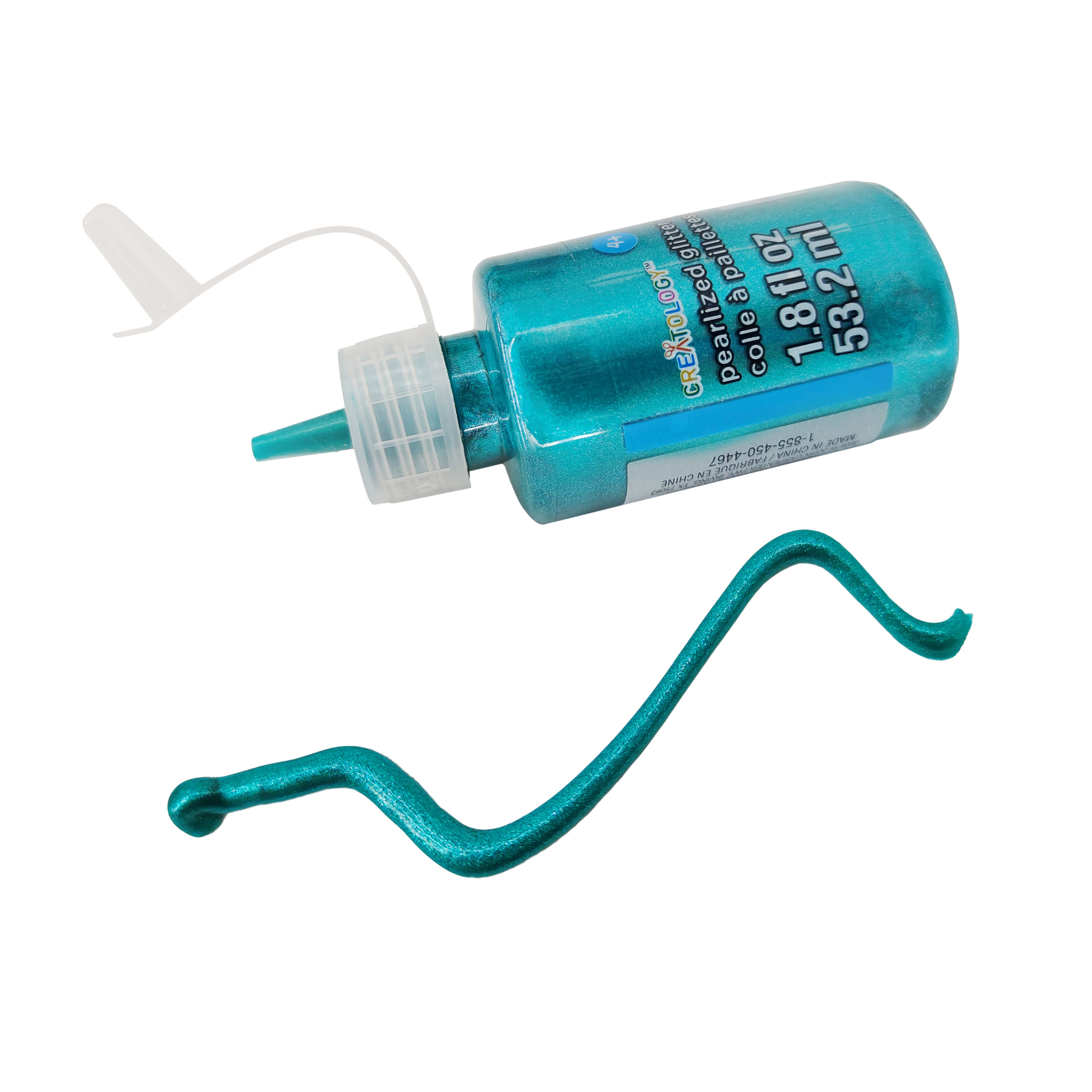 1.8oz. Turquoise Pearlized Glitter Glue by Creatology&#x2122;