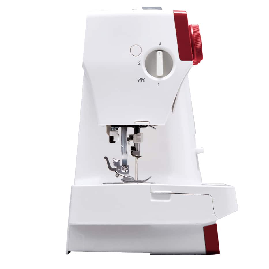 Janome 1522-RD 22-Stitch Mechanical Sewing Machine with Wide Sewing Bed