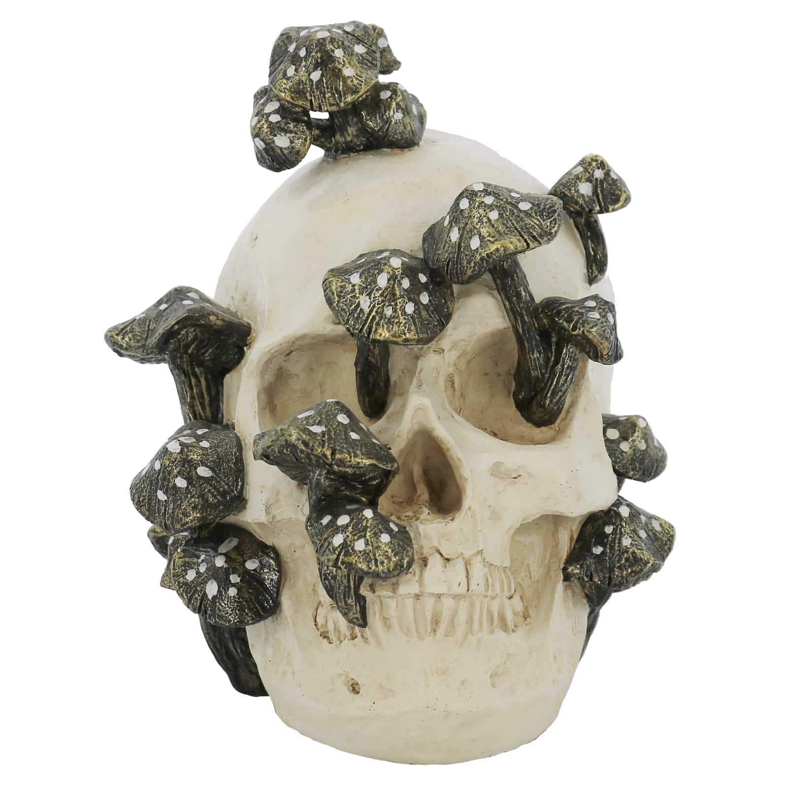 6.5&#x22; Mushroom-Covered Skull Tabletop D&#xE9;cor by Ashland&#xAE;