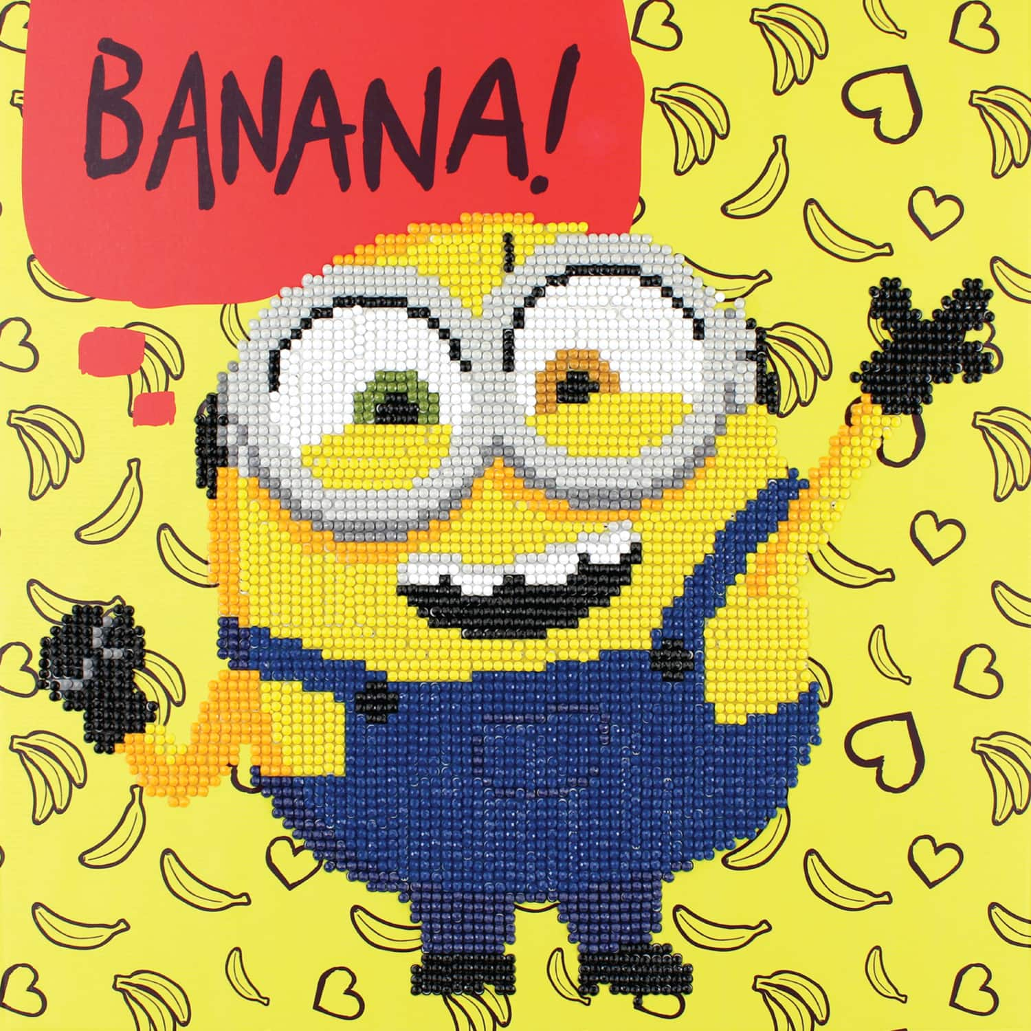 Camelot&#xAE; Dots Minion Banana Dotz Box Diamond Painting Kit