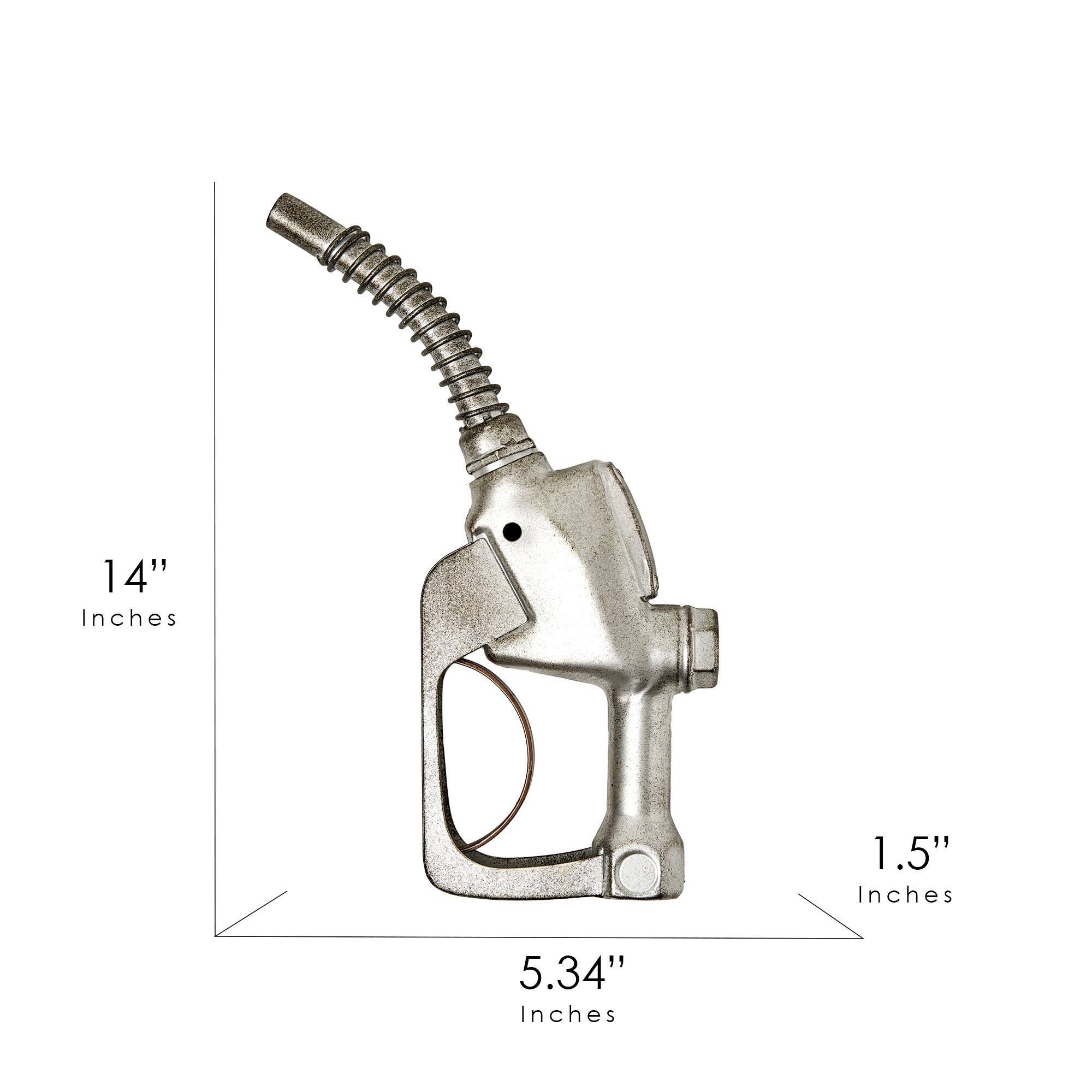 American Art Decor Chevron Metal Gas Nozzle Wall Decor 5.75" x 14.5" Sign