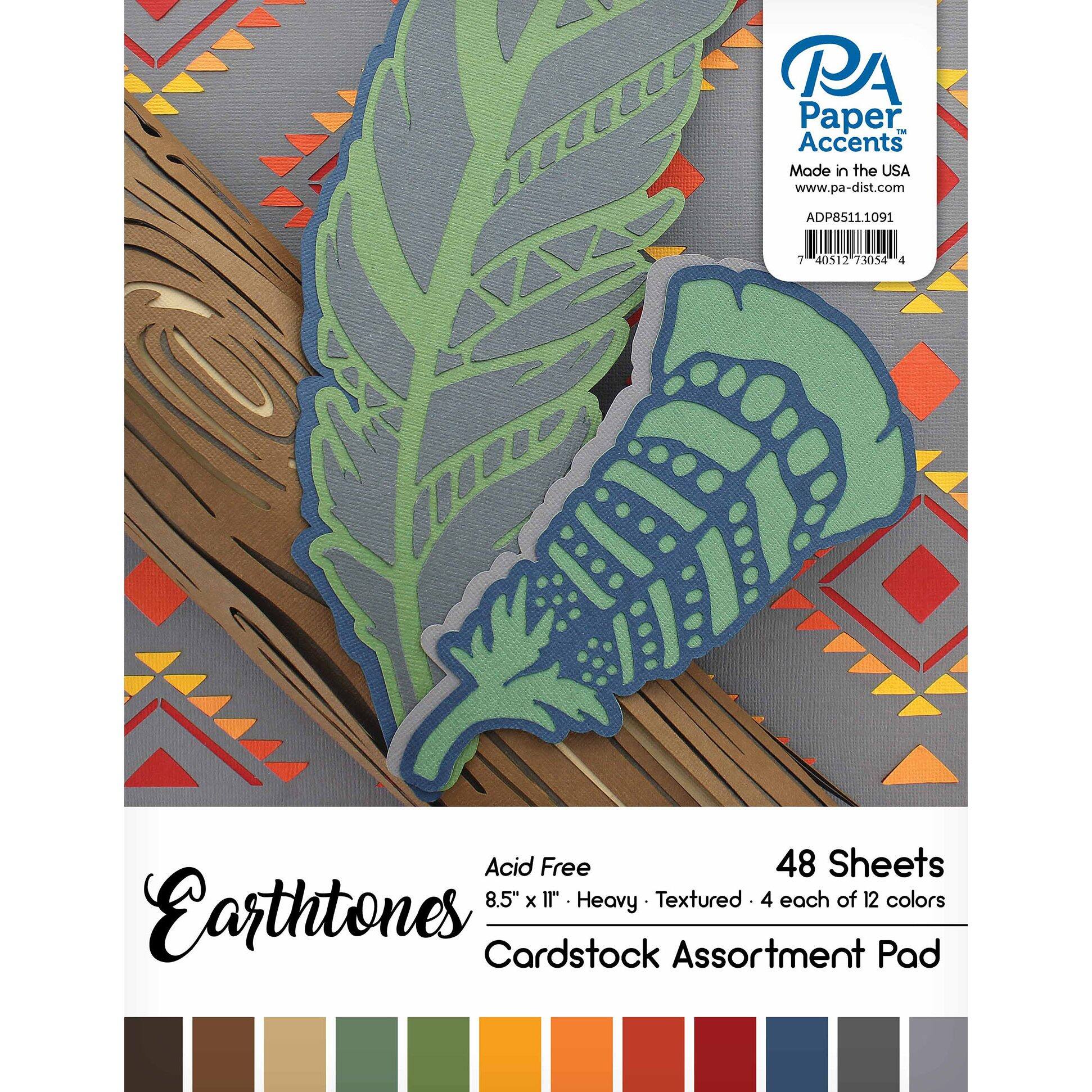 PA Paper™ Accents Earthtones Heavy Cardstock Paper Pad, 8.5" x 11" Cardstock Paper Michaels