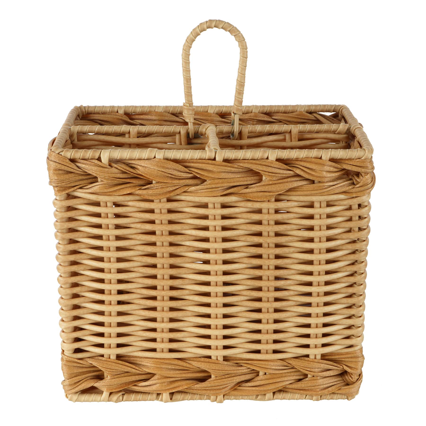 8&#x22; Faux Rattan Caddy Container by Ashland&#xAE;