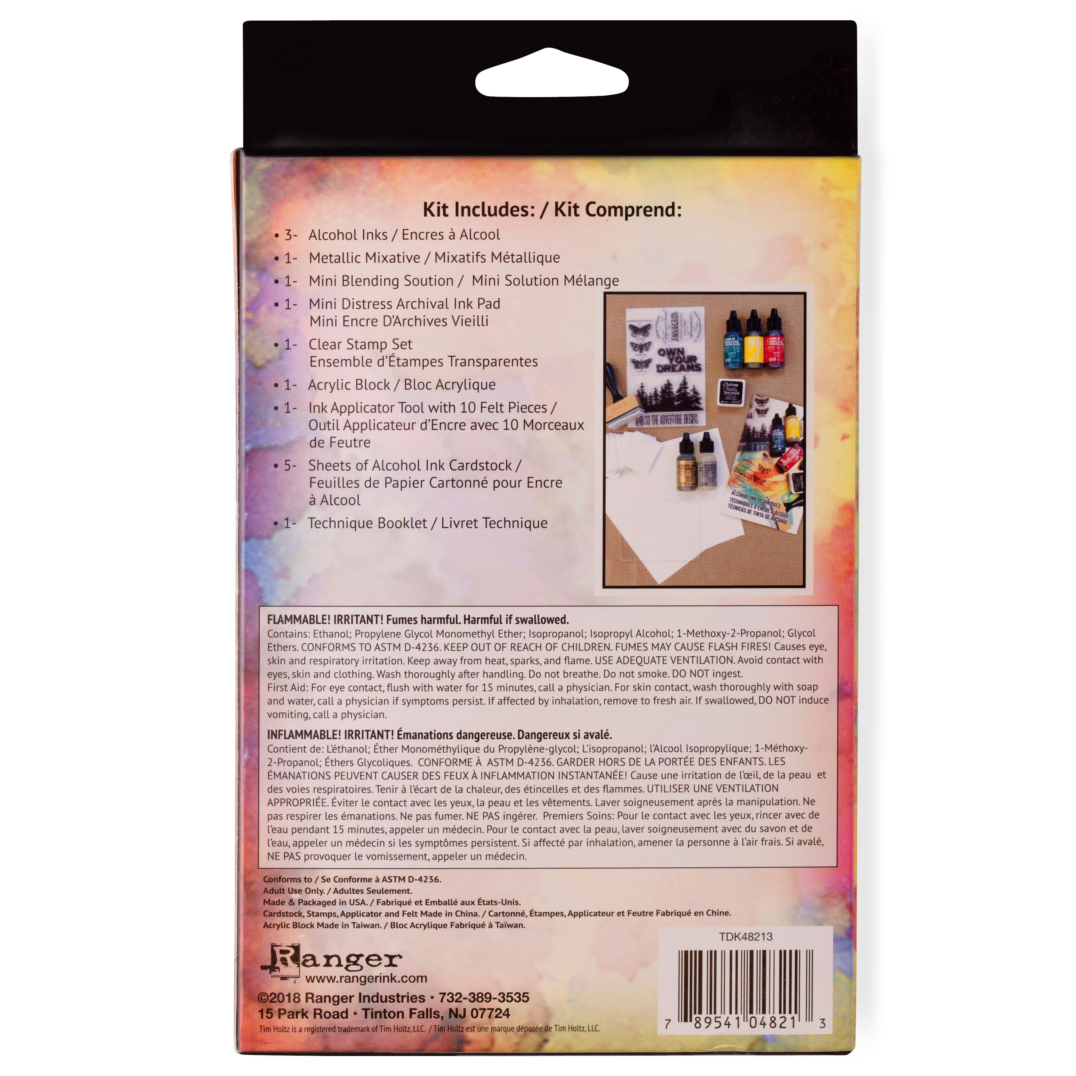 Trousse d’encres à base d’alcool de Tim Holtz