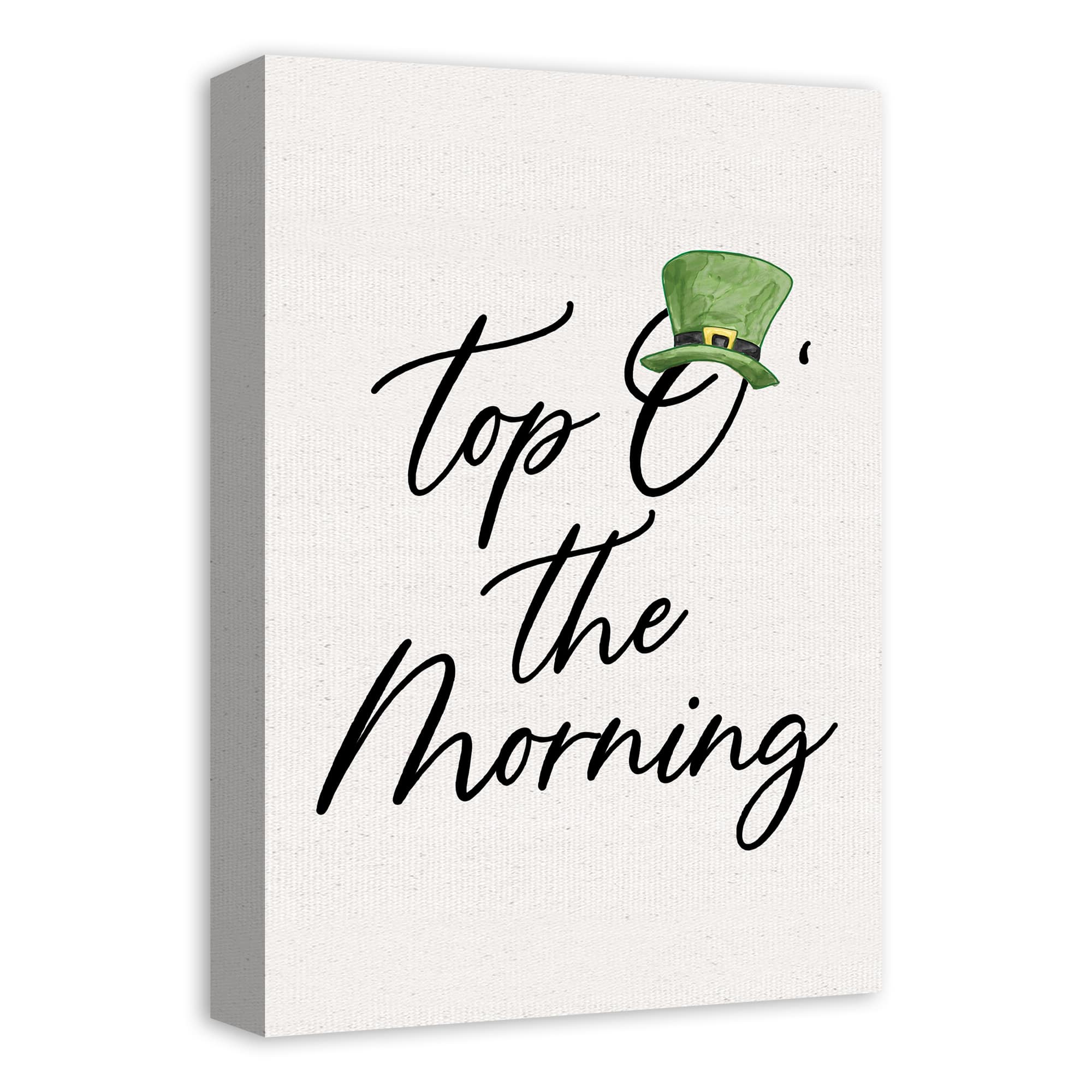 Top O the Morning 12" x 18" Canvas Wall Art