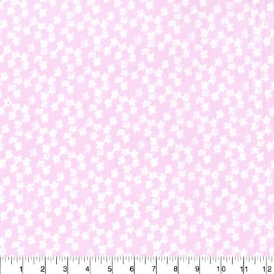 Fabric Traditions Pink Tonal Flowers Cotton Fabric | Michaels