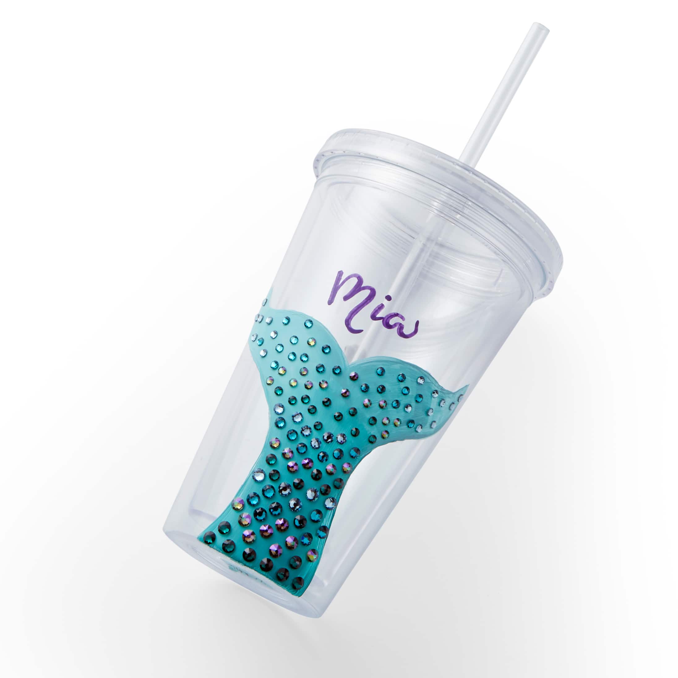 ArtMinds 18 Ounce Plastic Tumbler with Straw