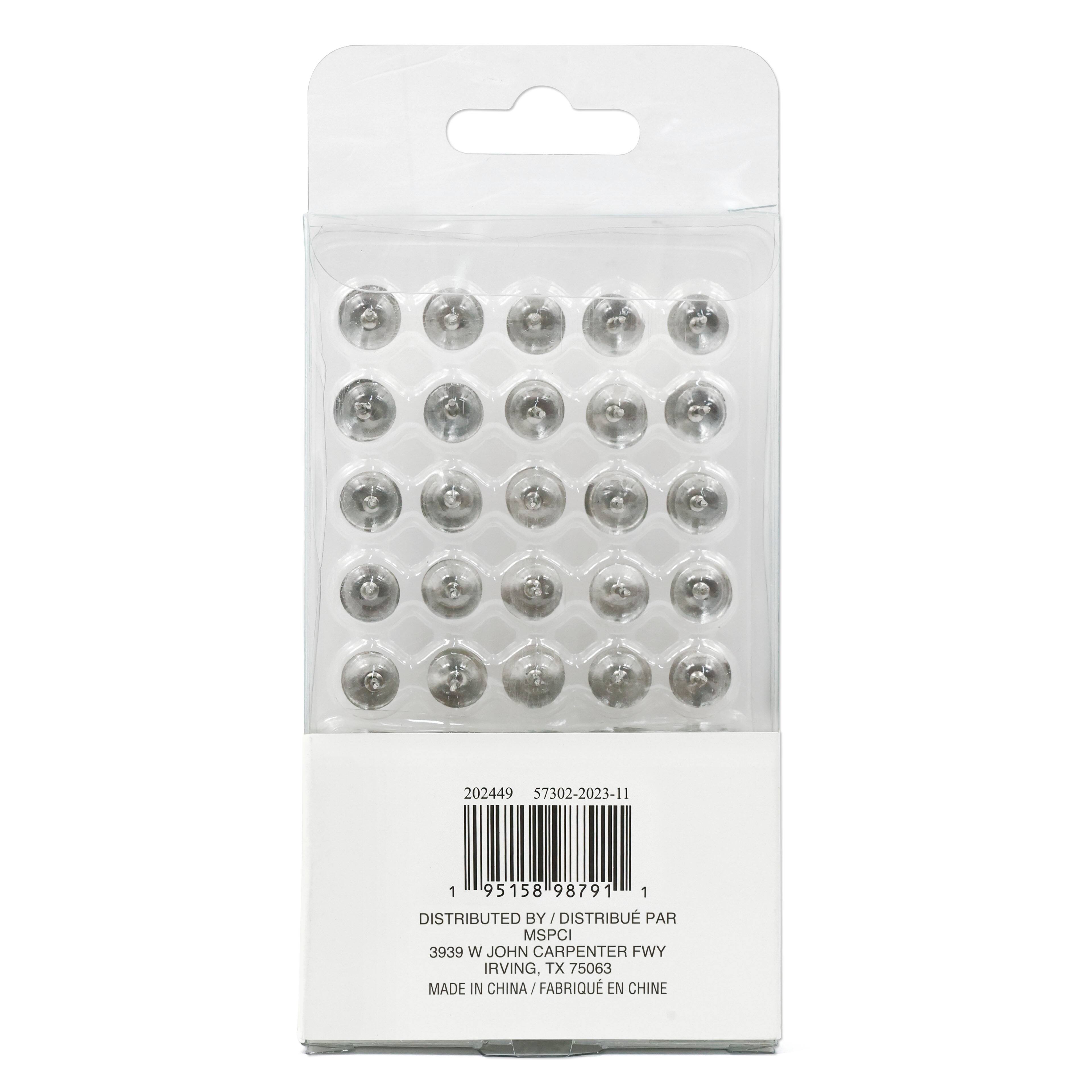 8 Packs: 150 ct. (1,200 total) Silver Thumb Tacks by B2C&#xAE;