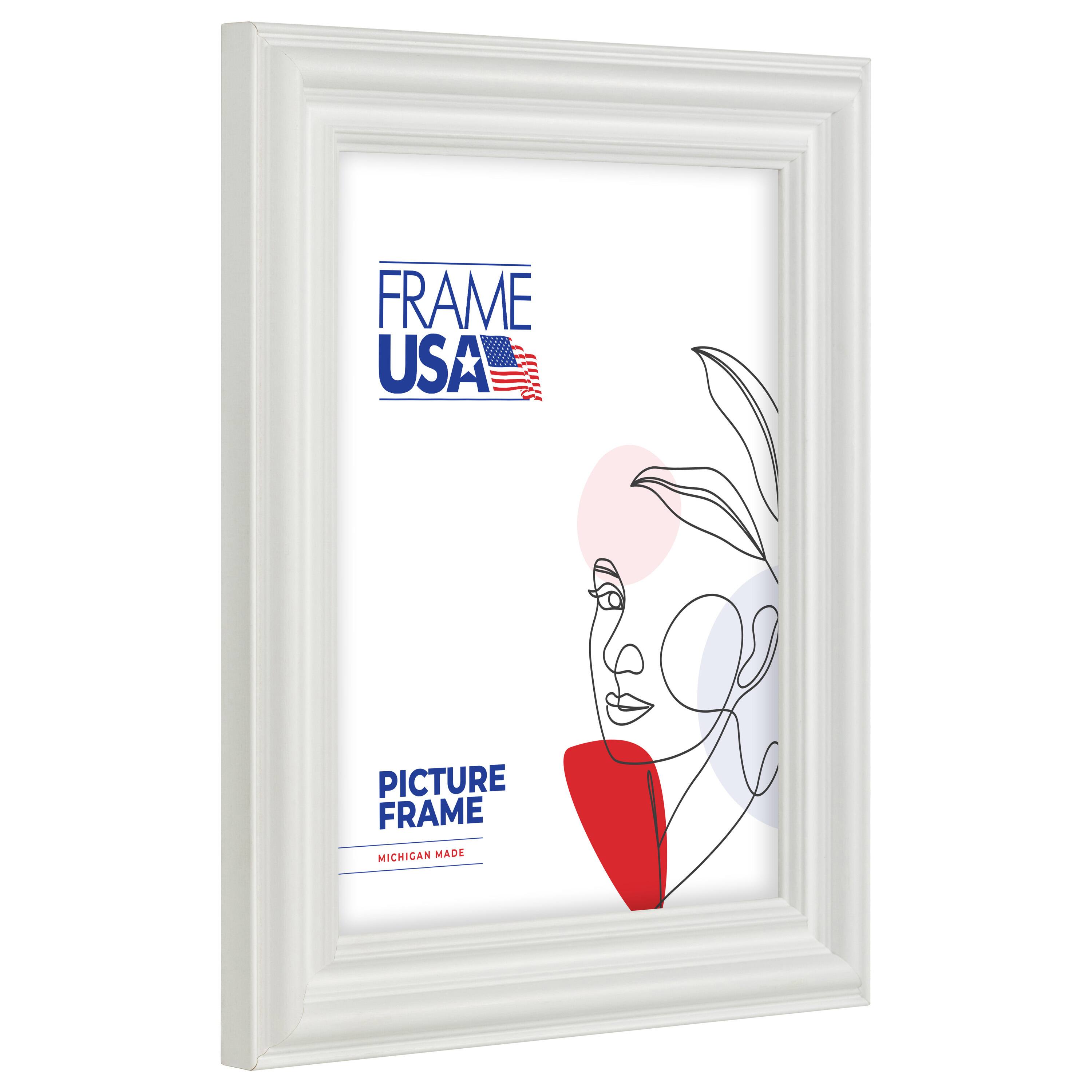 Frame USA Grande White Single Image Picture Frame
