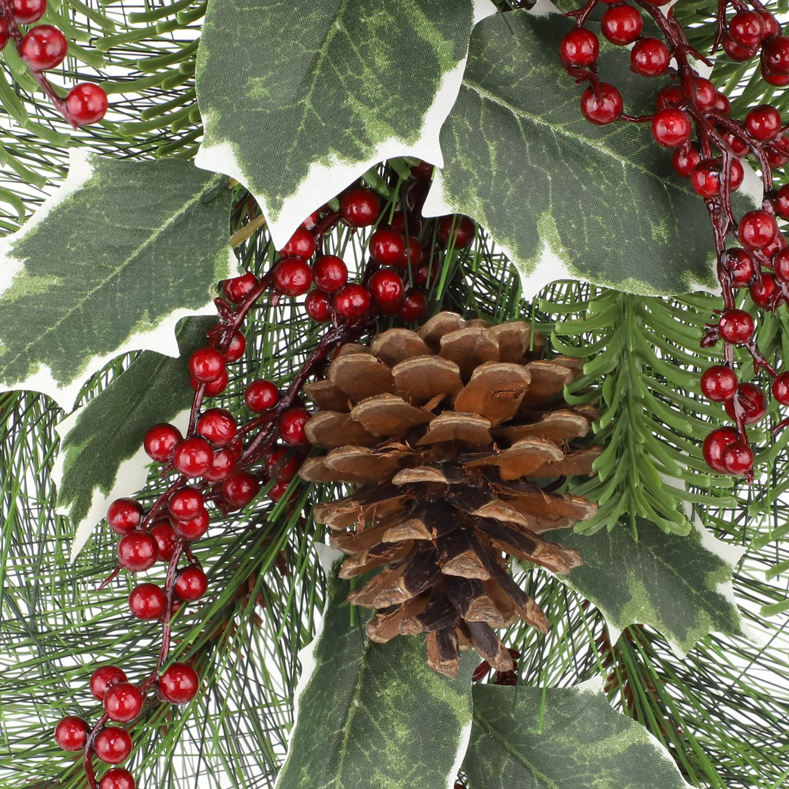 23&#x22; Red Berry, Pinecone &#x26; Holly Teardrop by Ashland&#xAE;