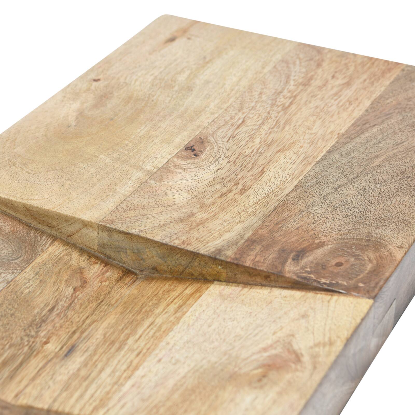 Hello Honey® Mango Wood Cheese Board With Catch All Area